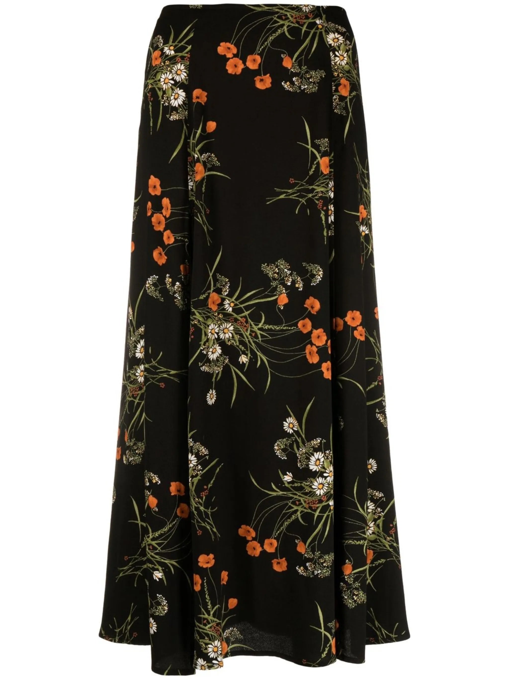 Zoe floral-print skirt