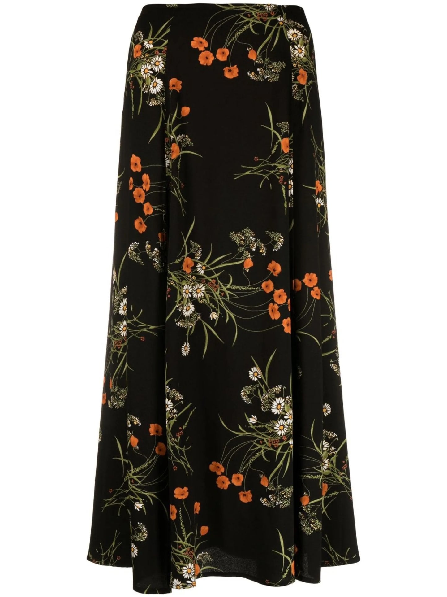 Zoe floral-print skirt