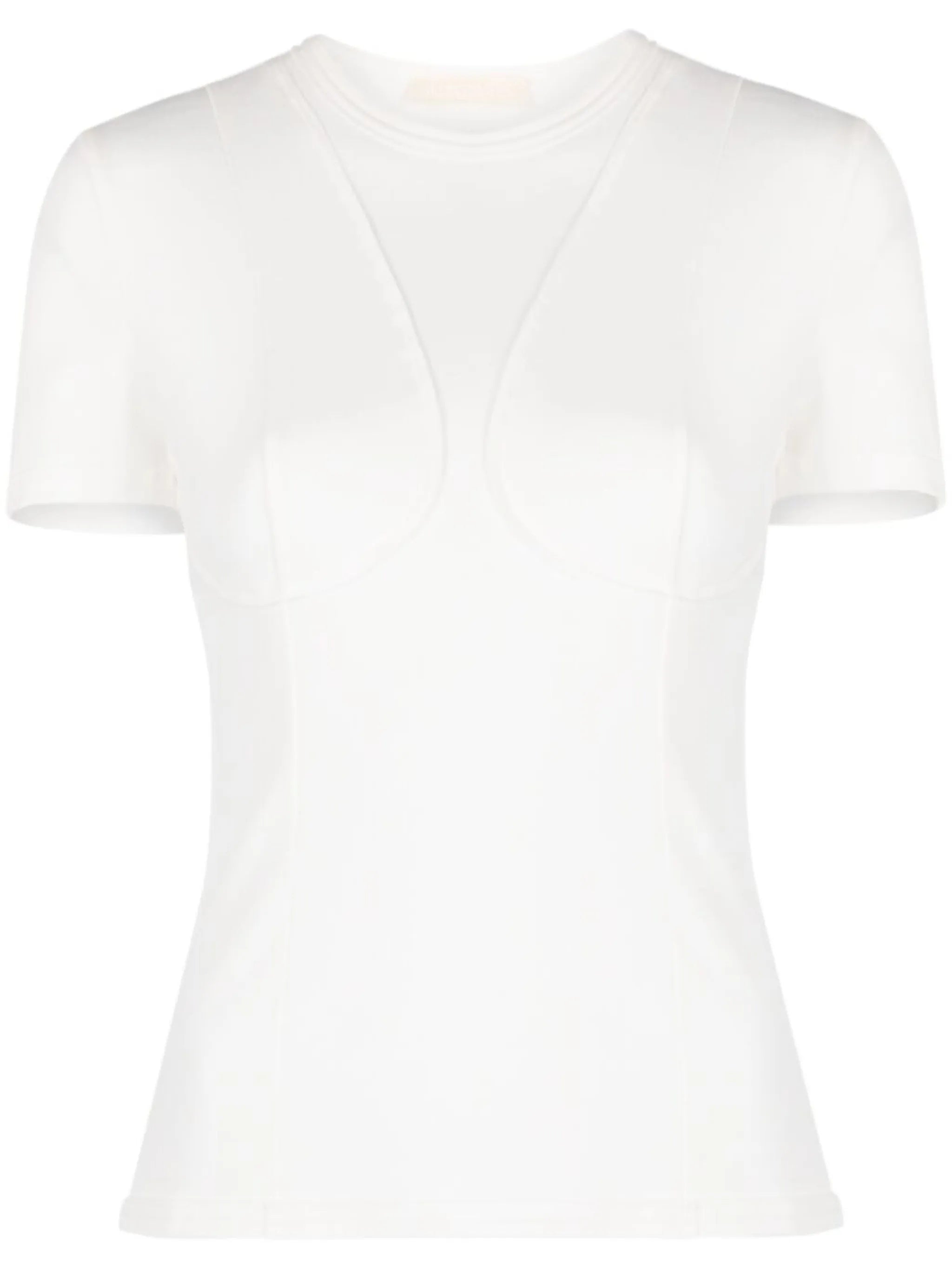 bodycon stretch-cotton T-shirt