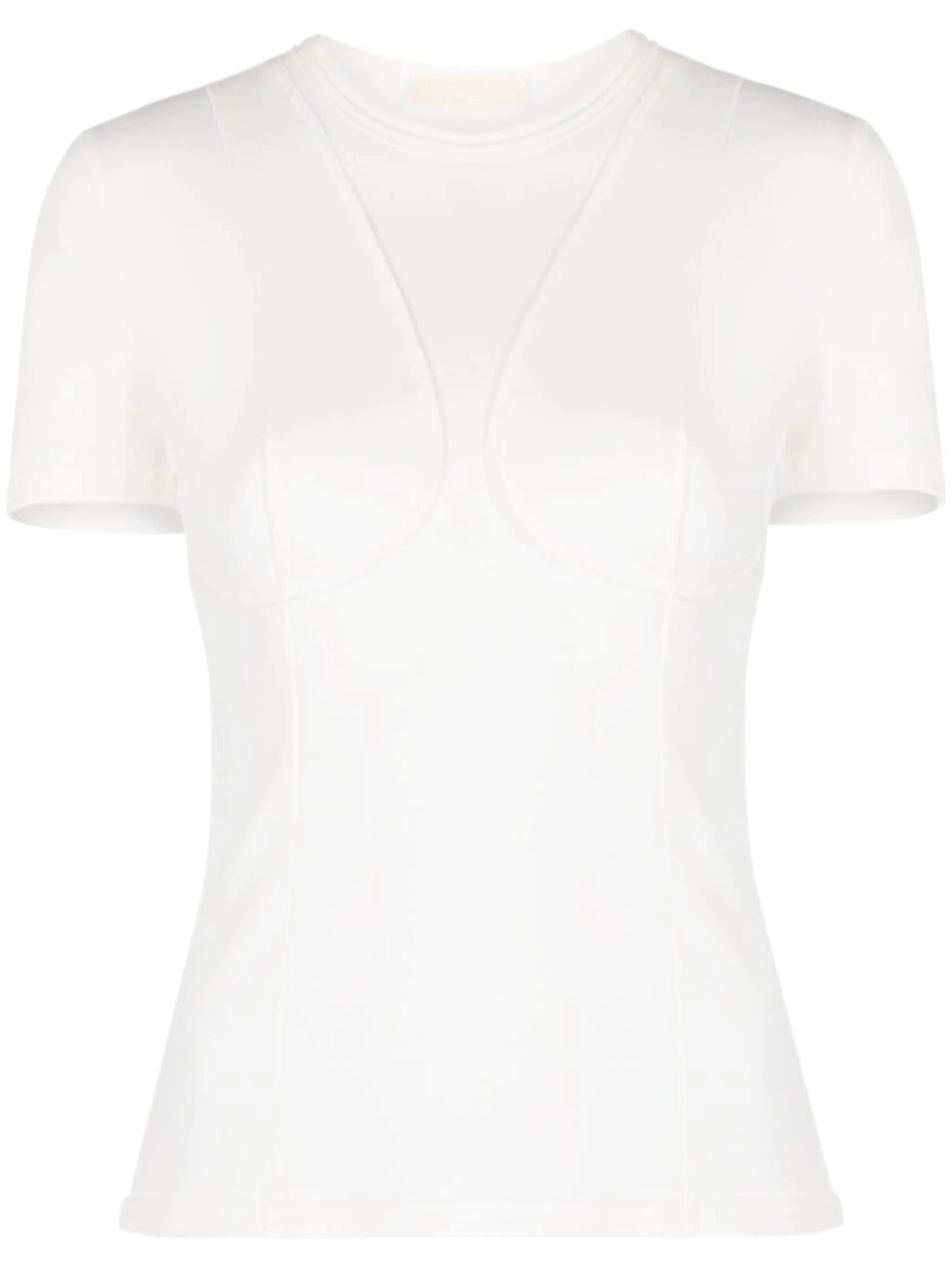 bodycon stretch-cotton T-shirt