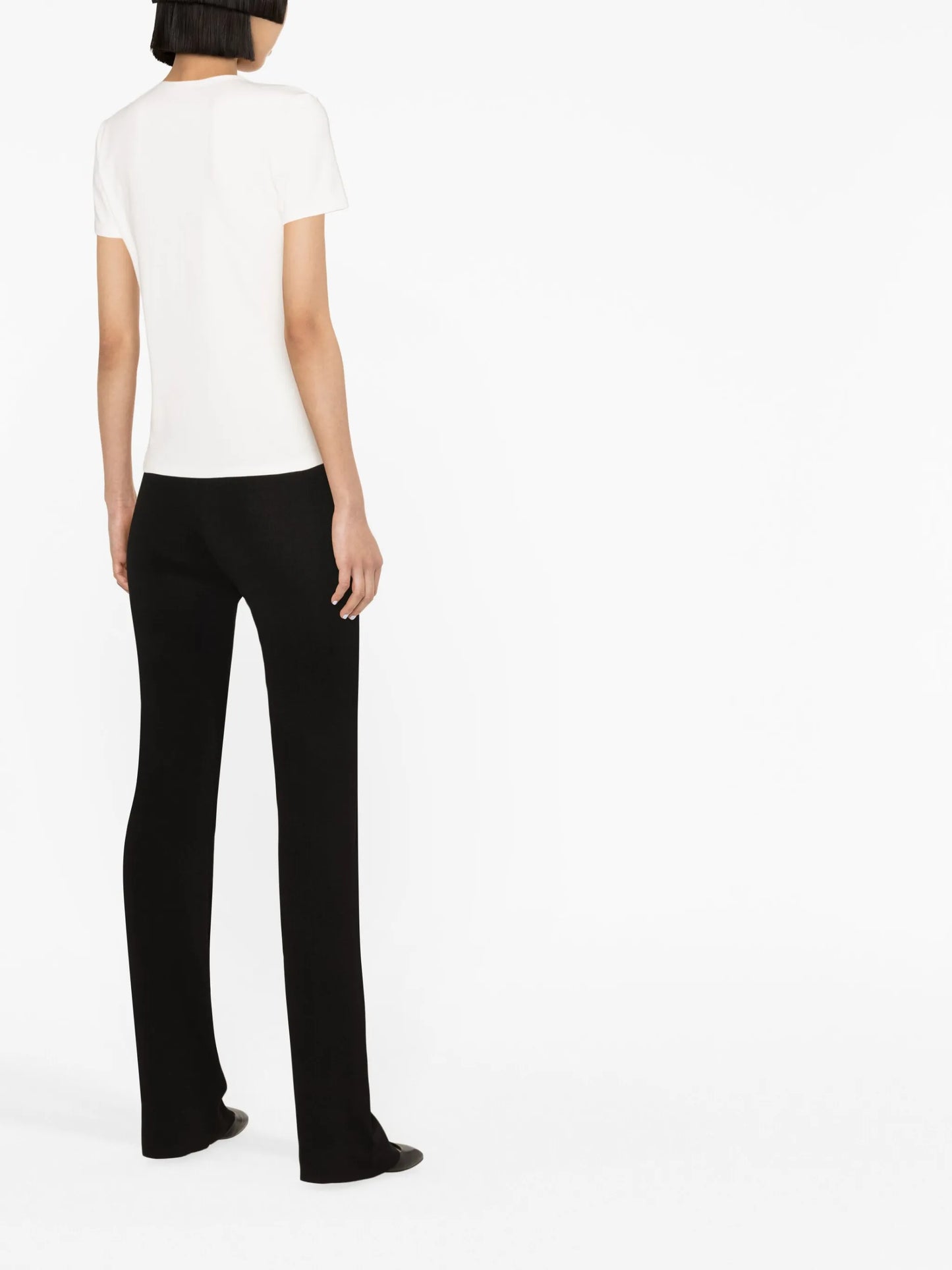 bodycon stretch-cotton T-shirt