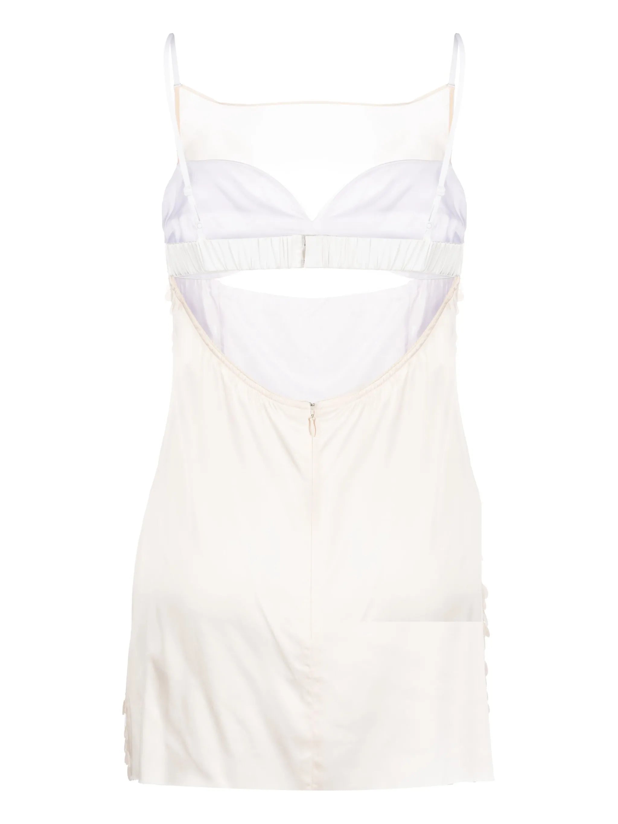 sequin-embellished cut-out dress