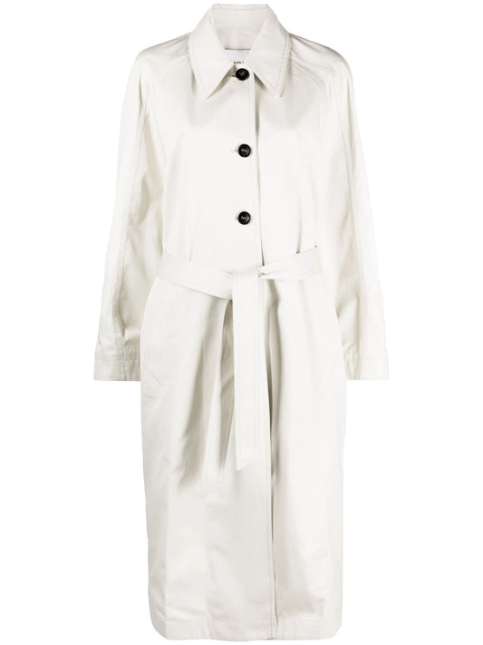 belted trench coat