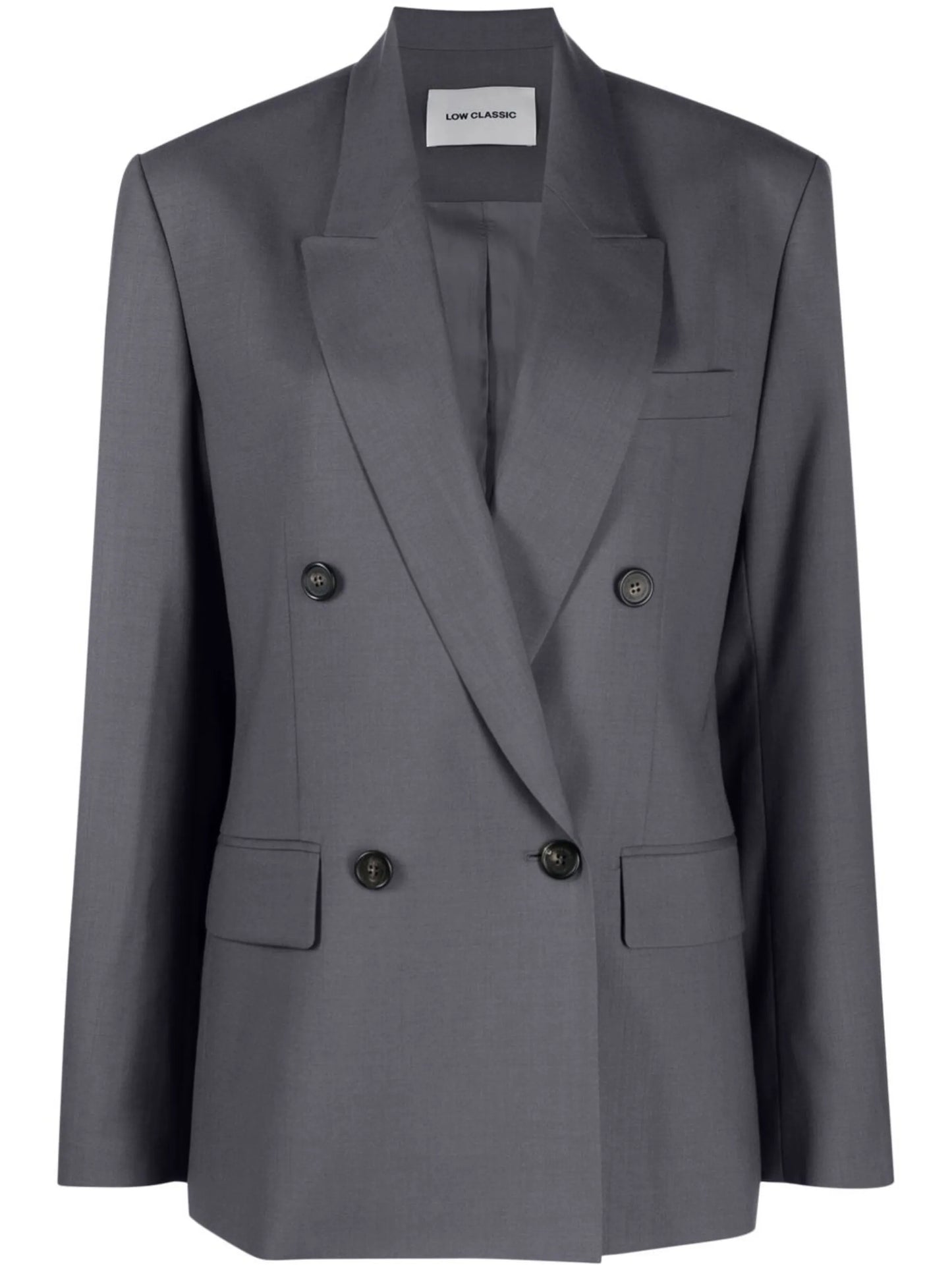 double-breasted blazer