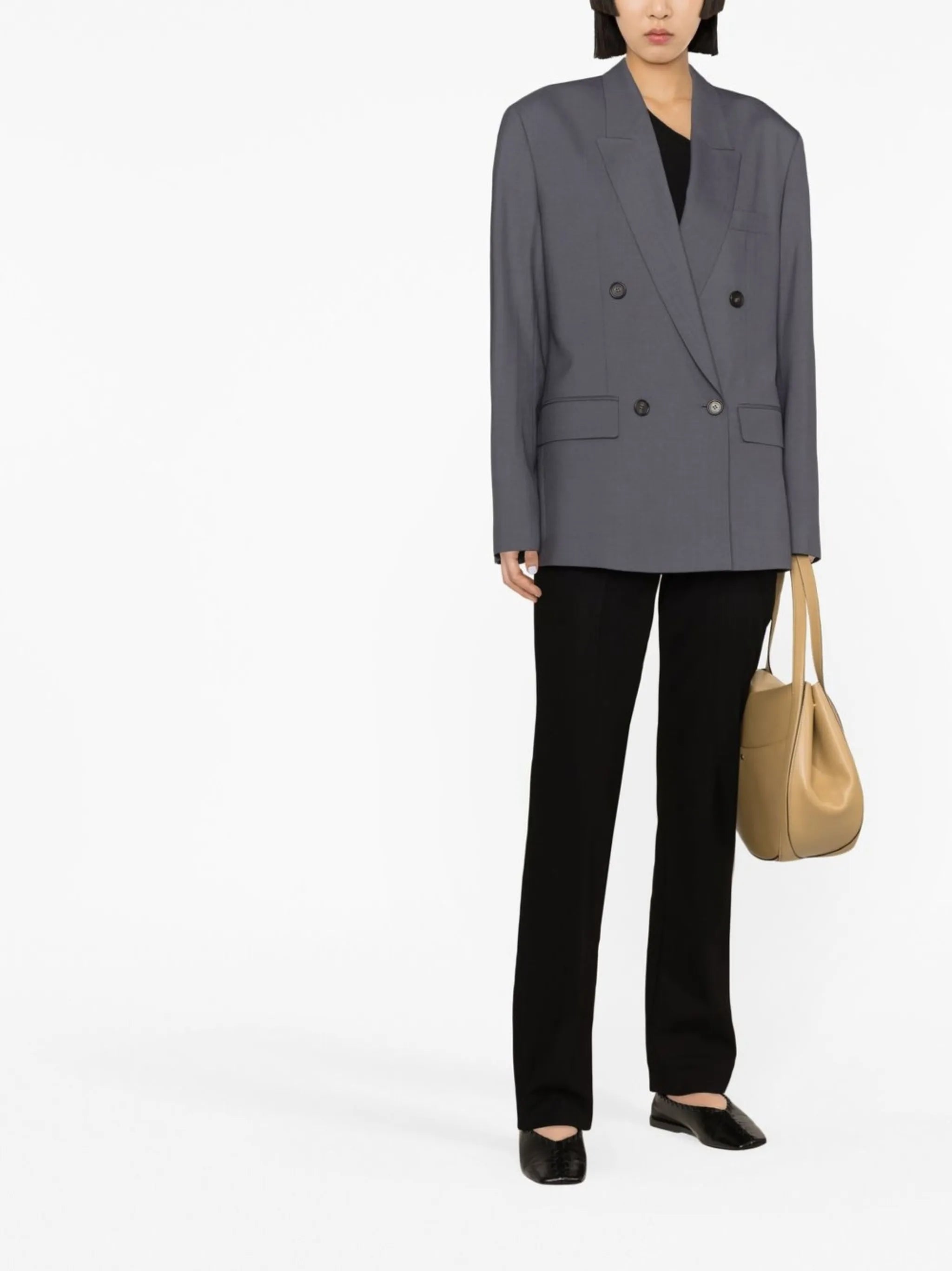 double-breasted blazer