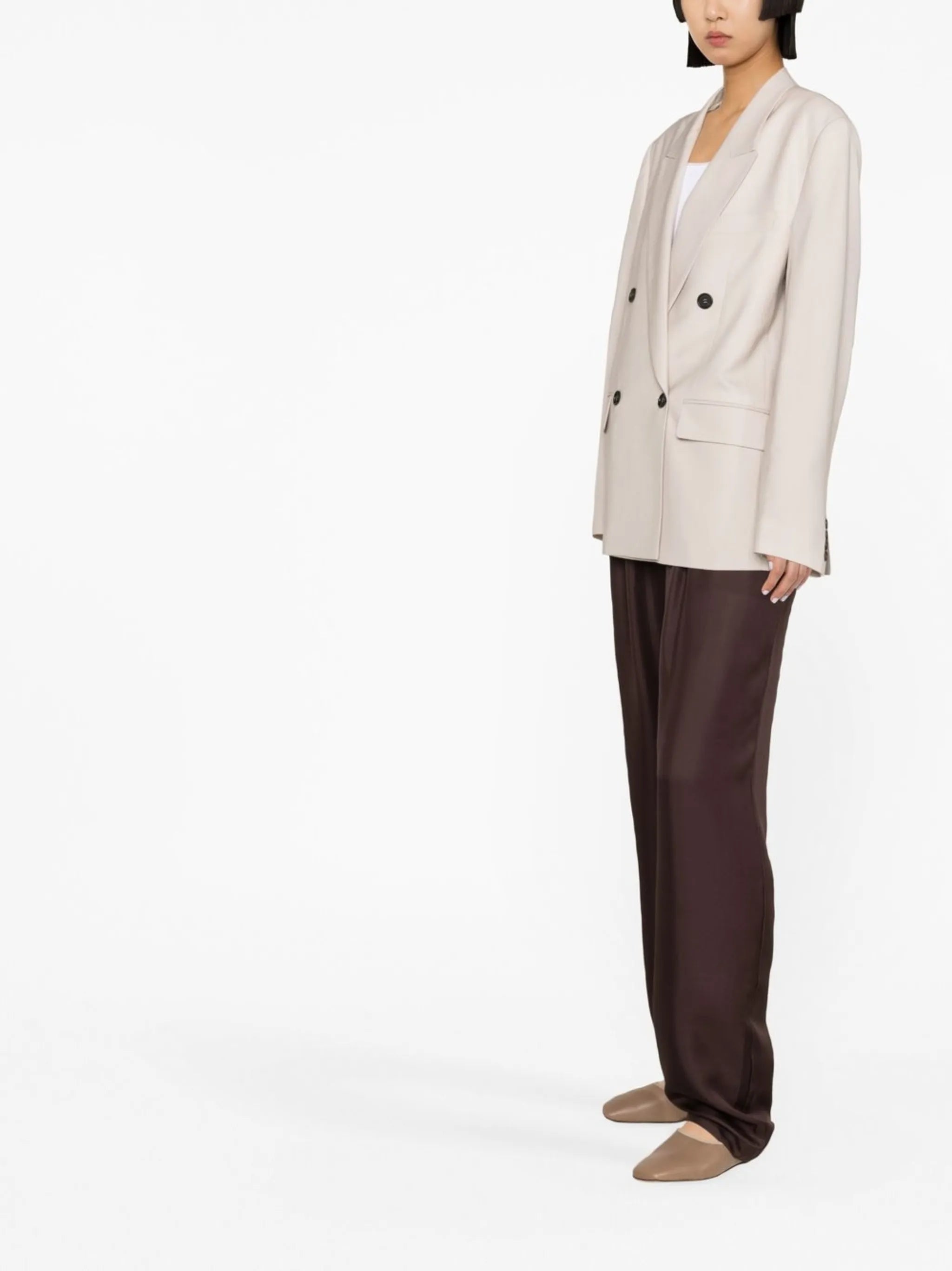 double-breasted blazer