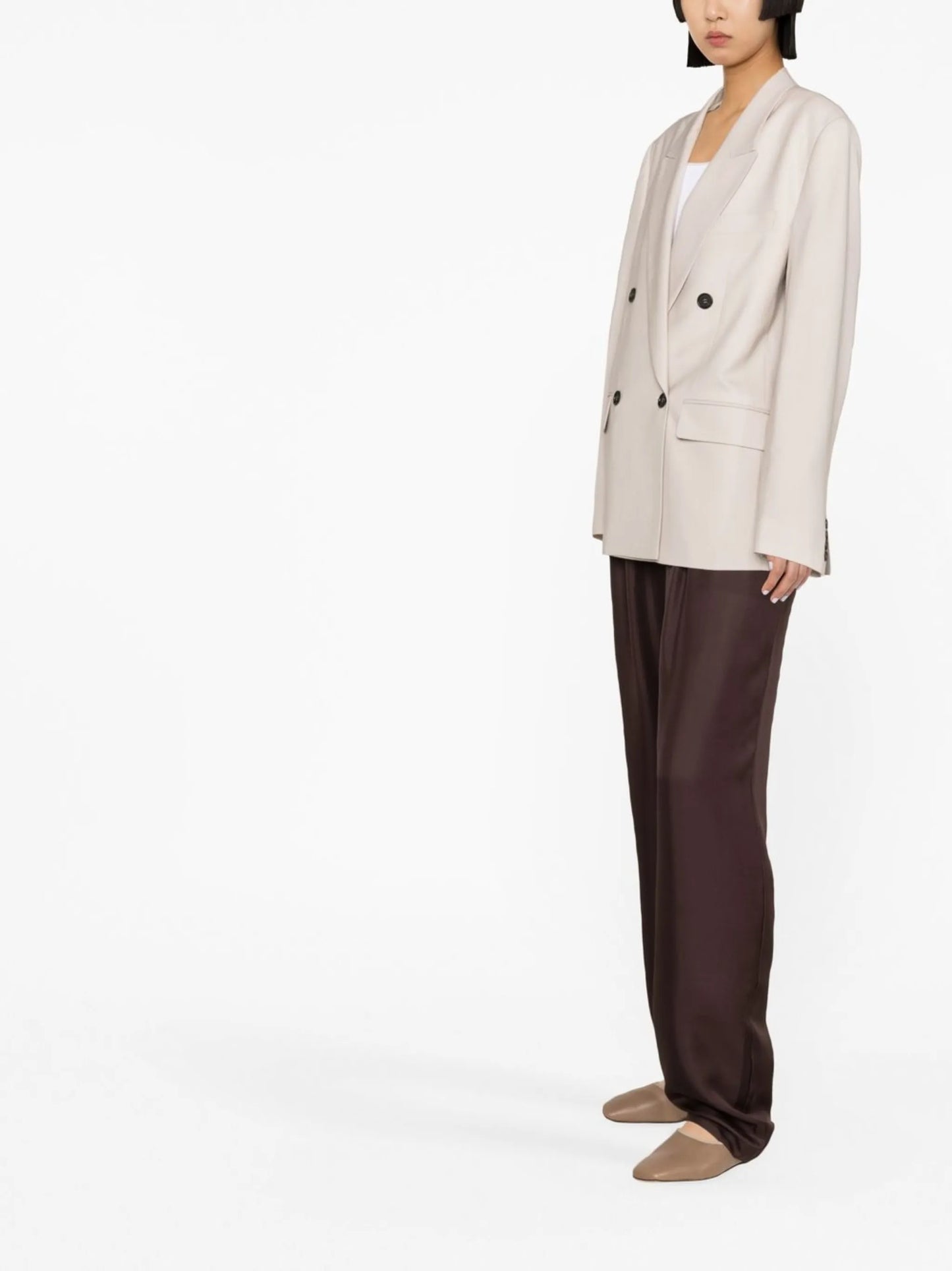 double-breasted blazer