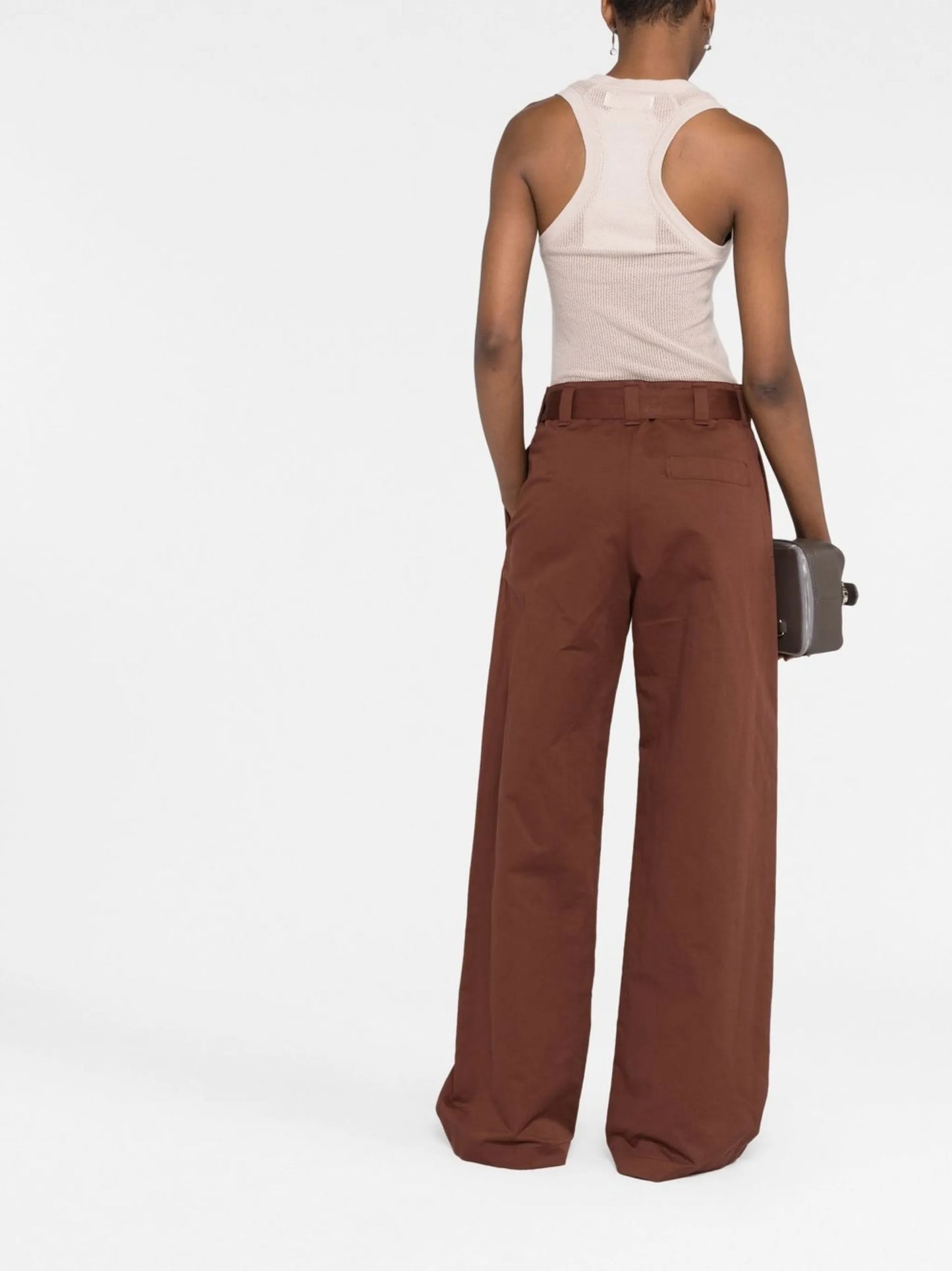 knitted cotton tank top