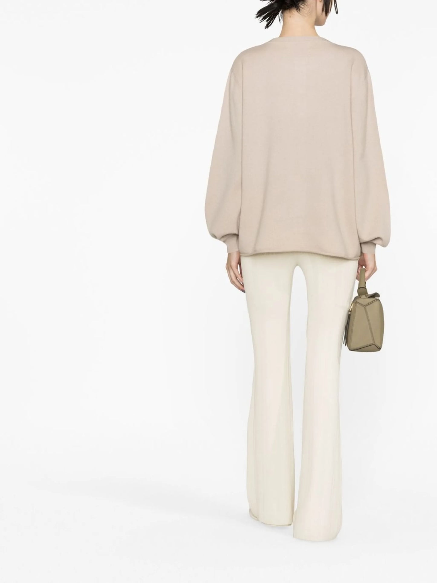 long-sleeve cashmere top