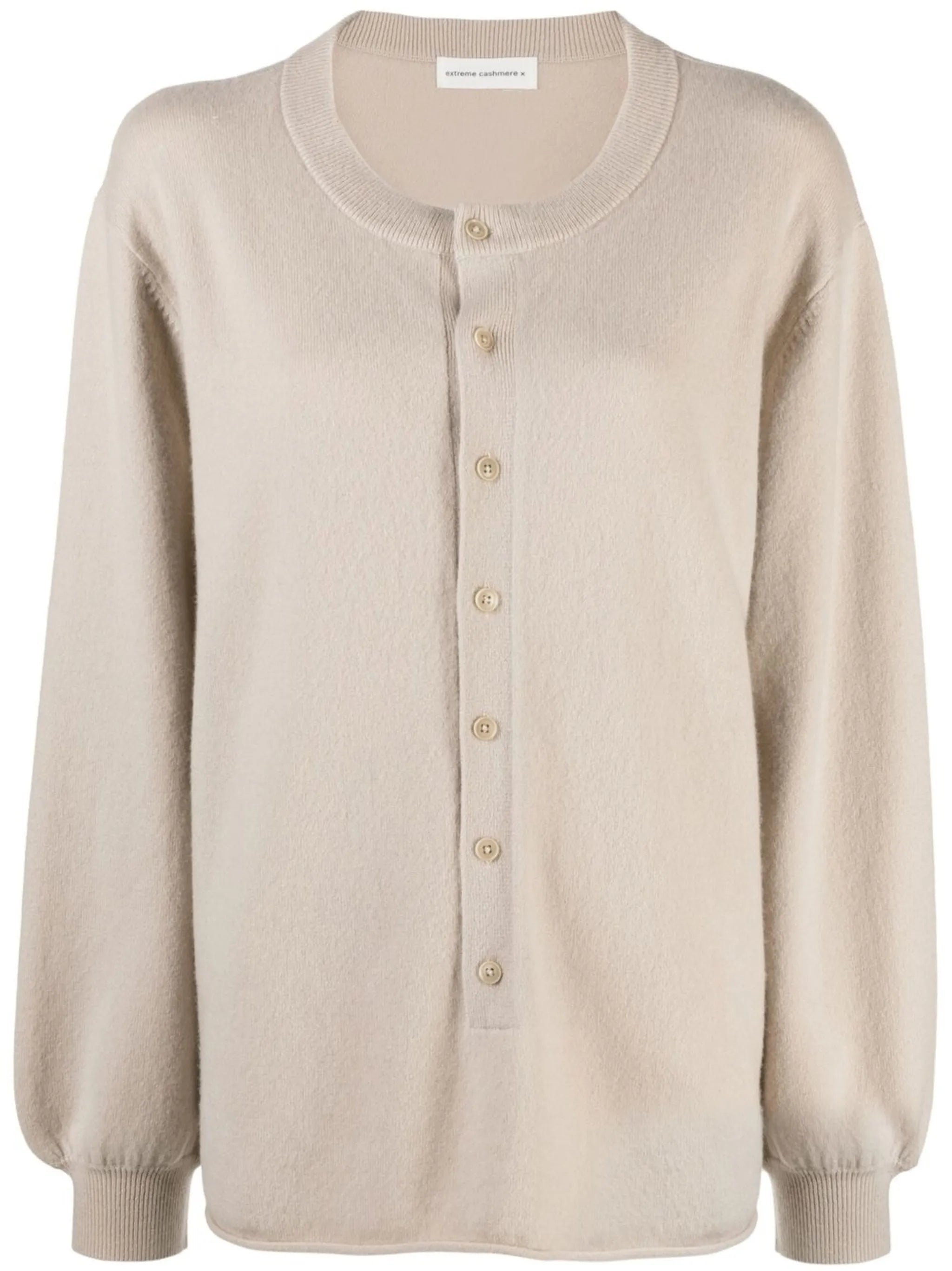 long-sleeve cashmere top