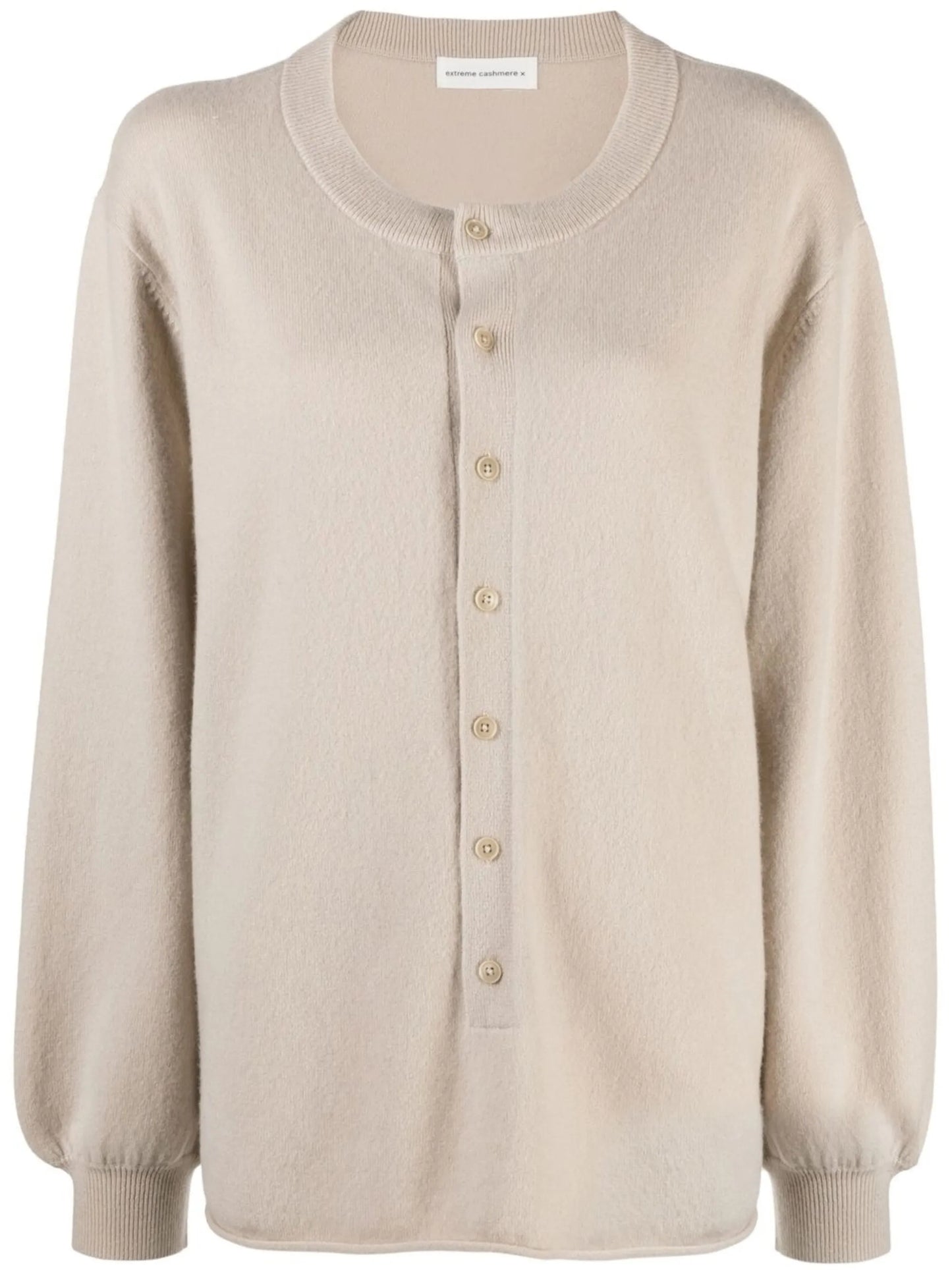 long-sleeve cashmere top