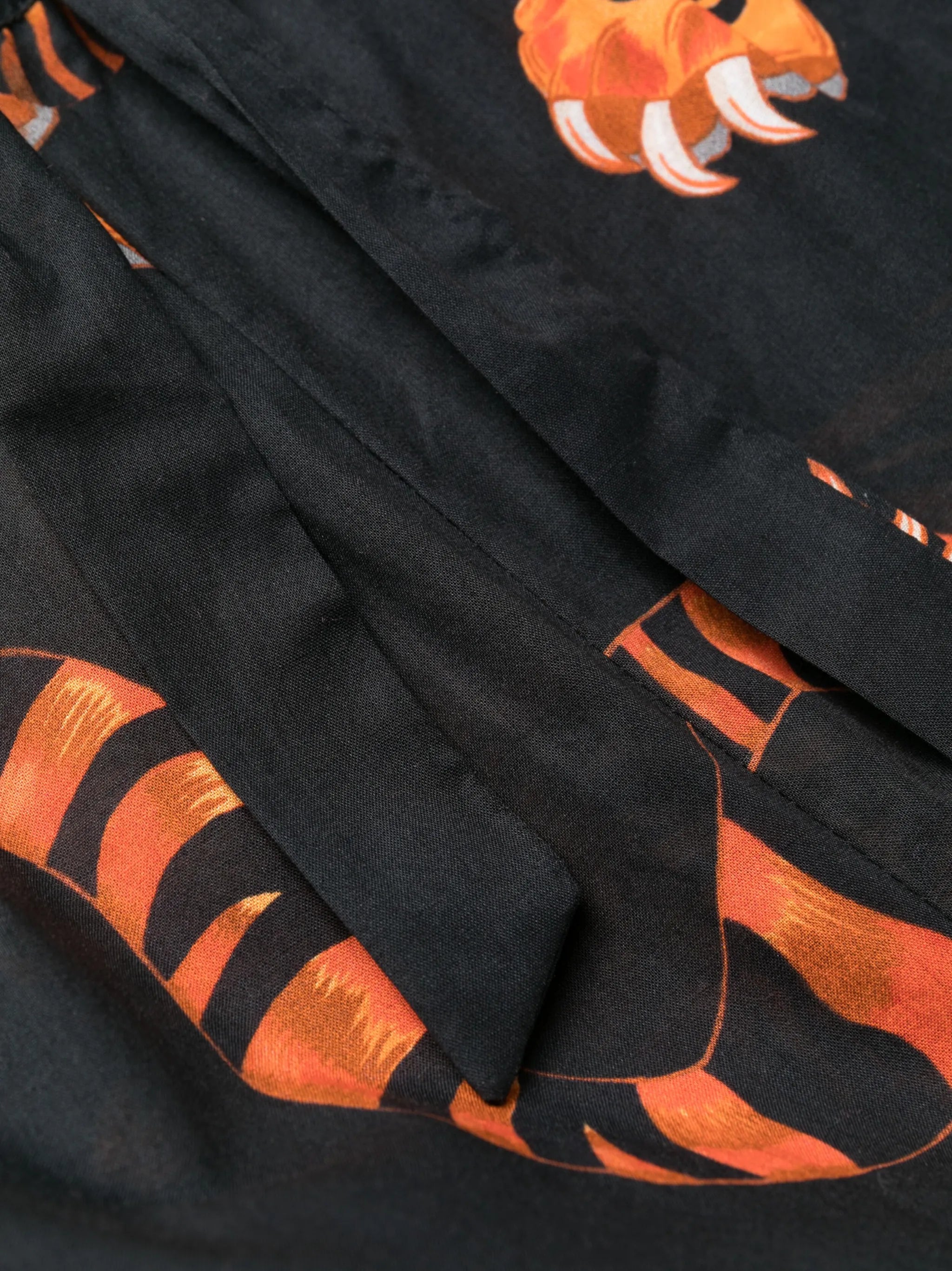 tiger print cotton pajamas
