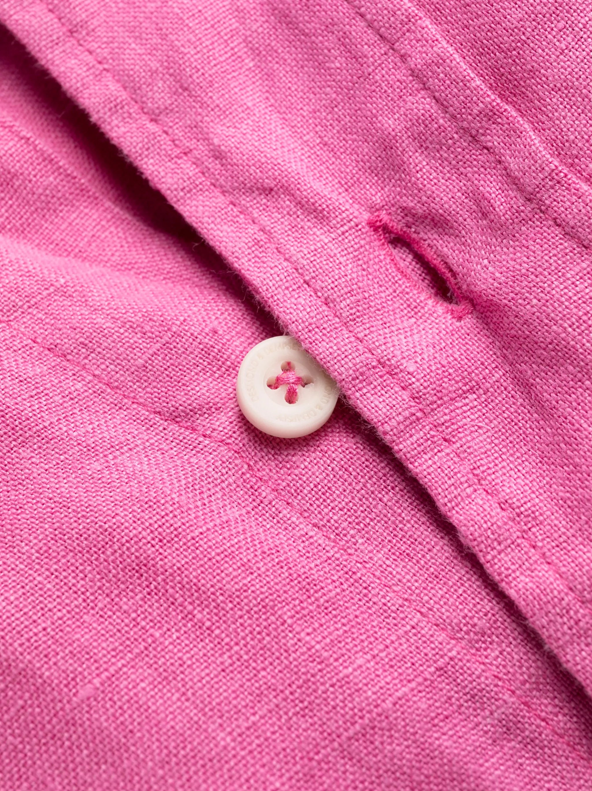 linen long-sleeve nightshirt