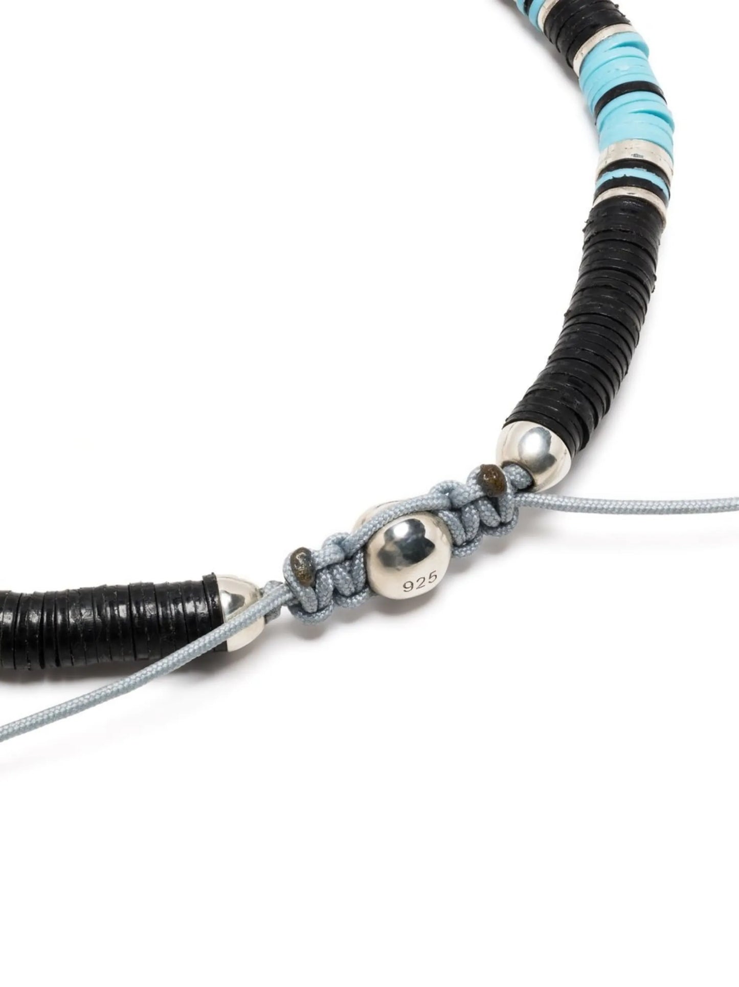 18kt white gold beaded bracelet