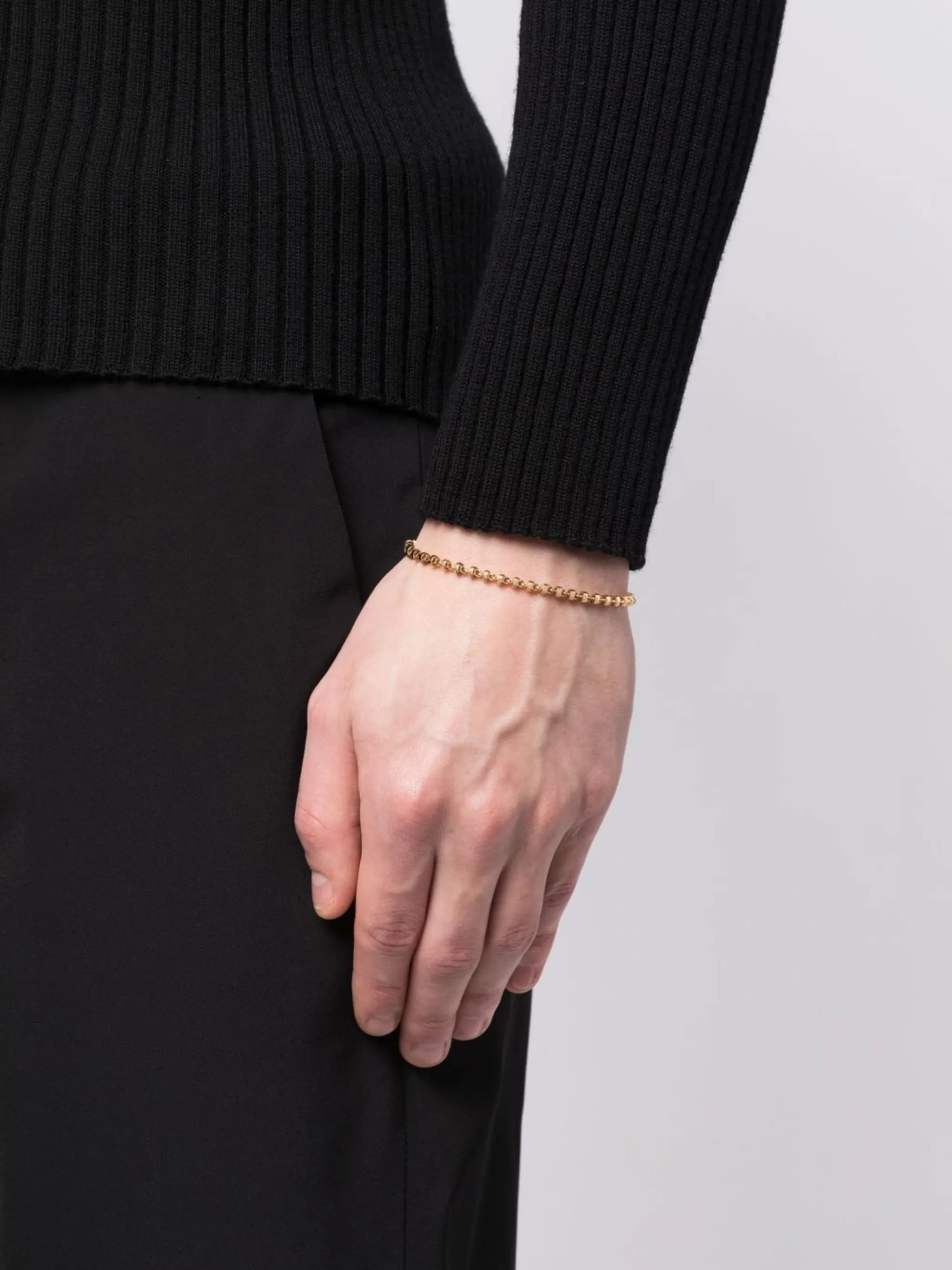 18kt yellow gold Omni pavé detail bracelet