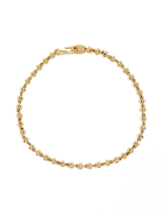 18kt yellow gold Omni pavé detail bracelet