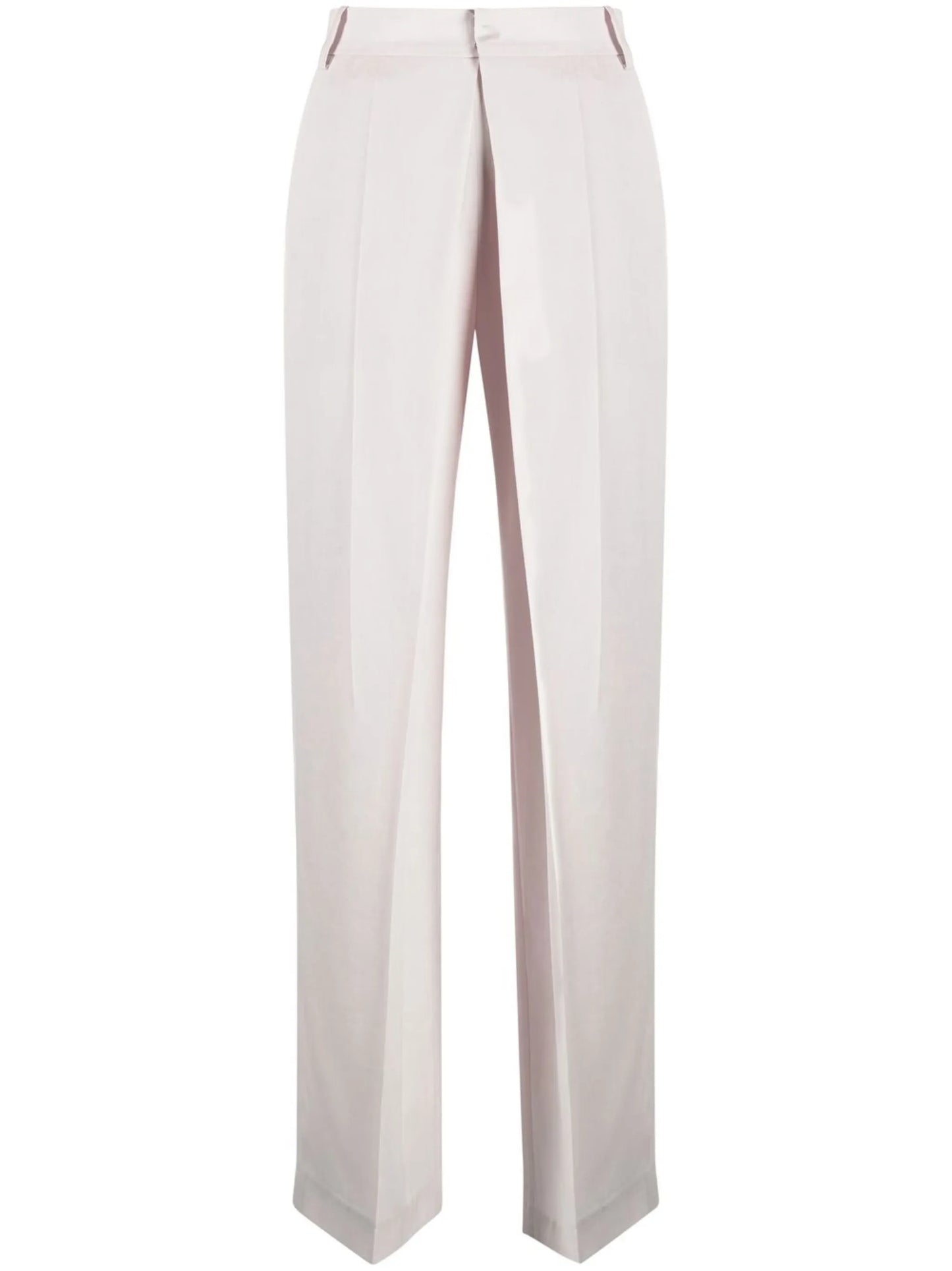 high-waisted tailored trousers