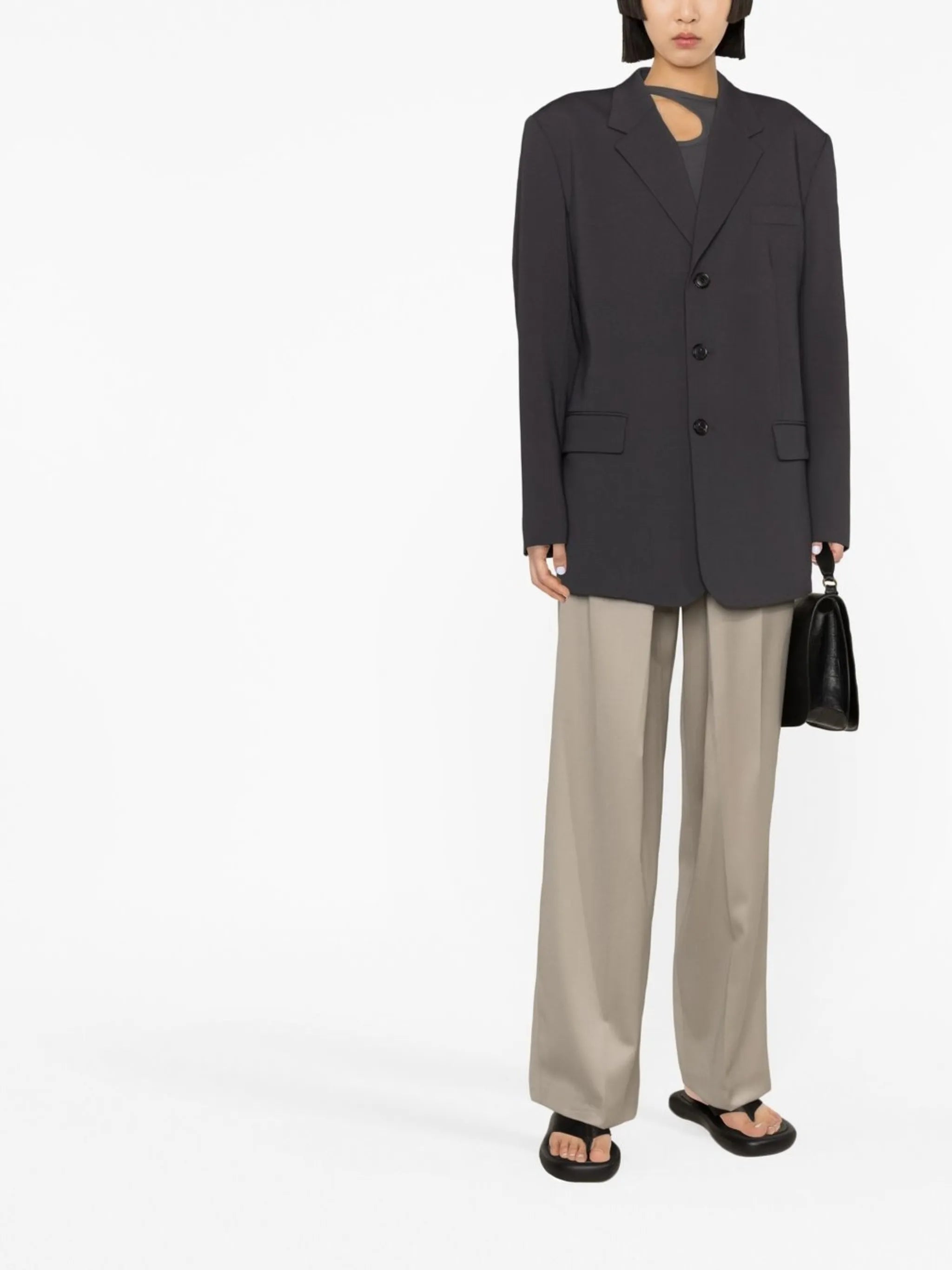 single-breasted blazer
