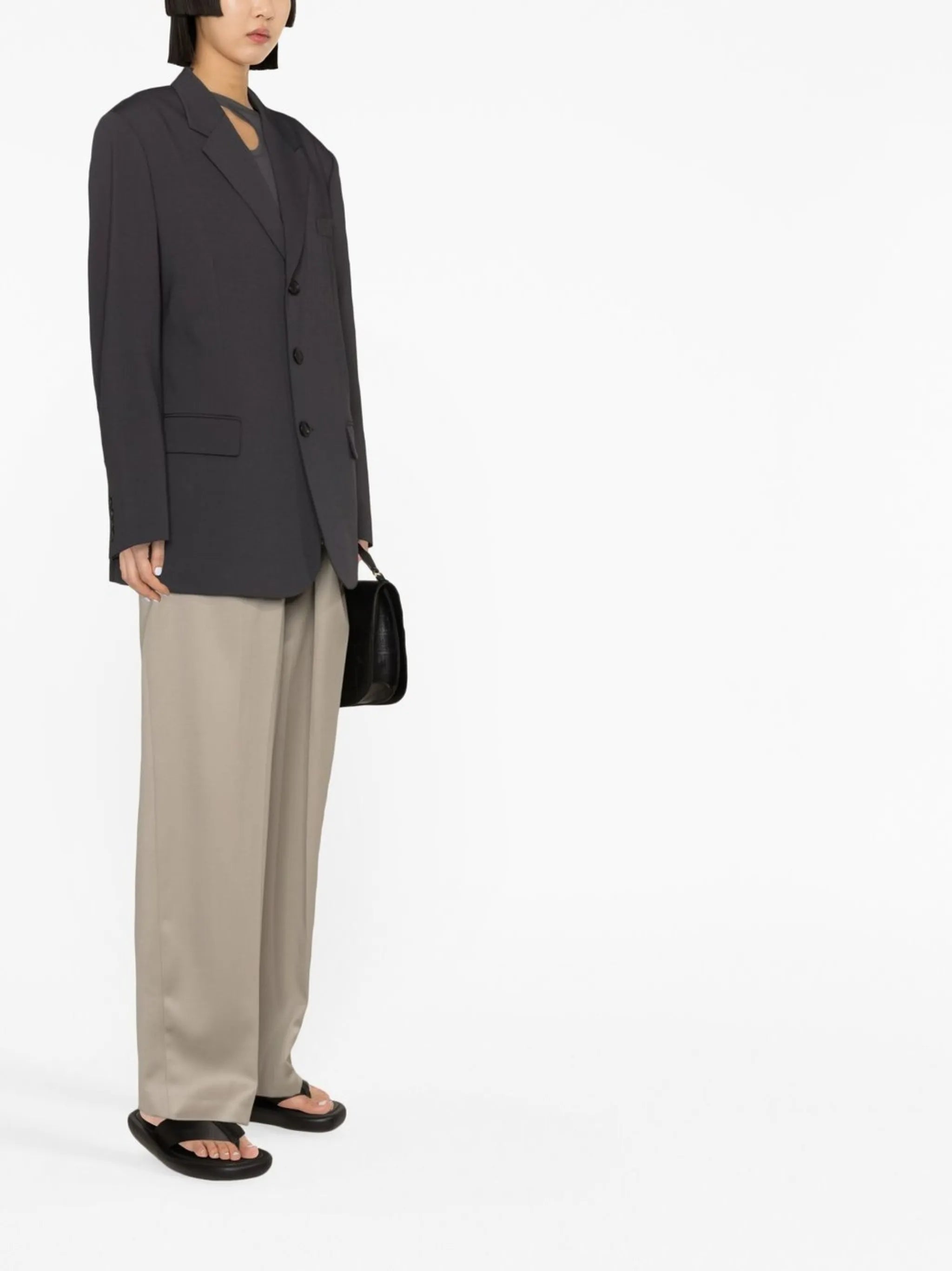single-breasted blazer