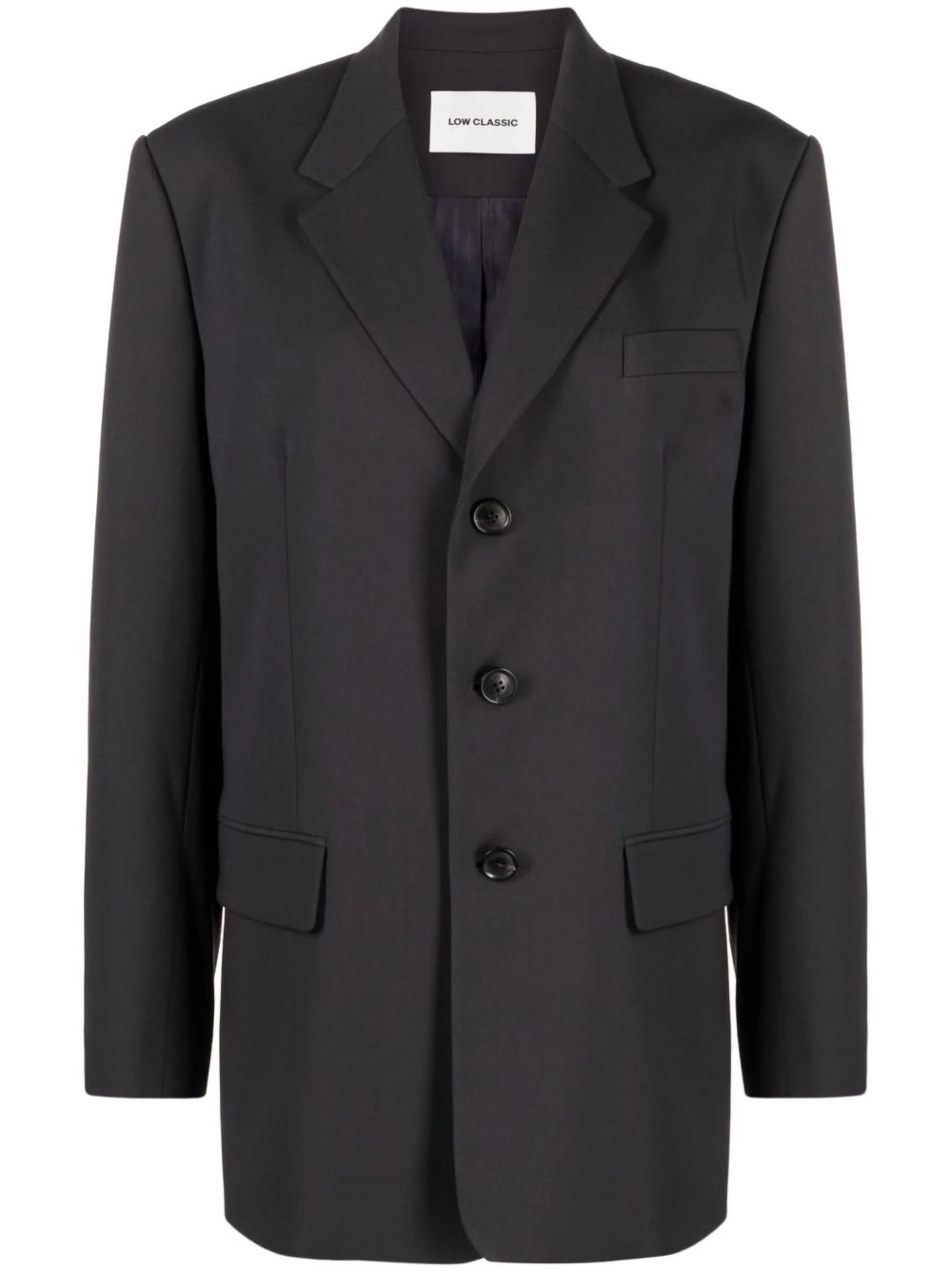single-breasted blazer