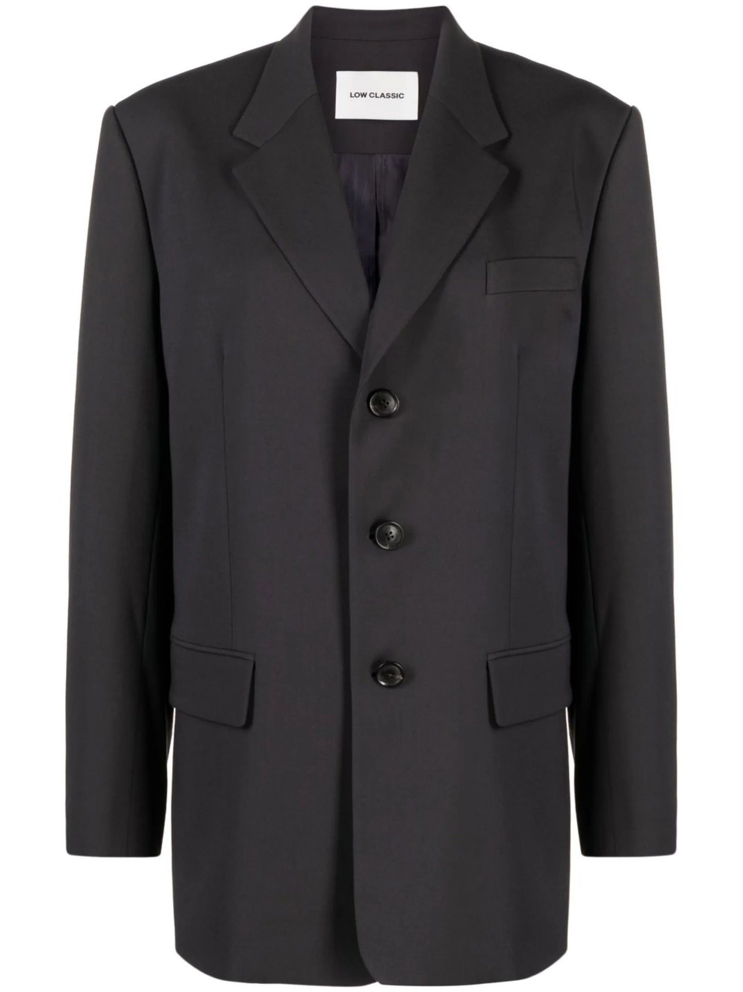 single-breasted blazer