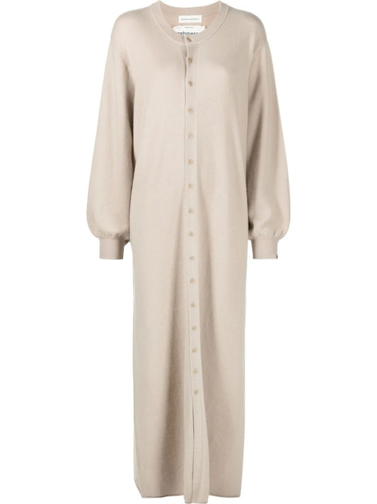 button-up cashmere cardigan