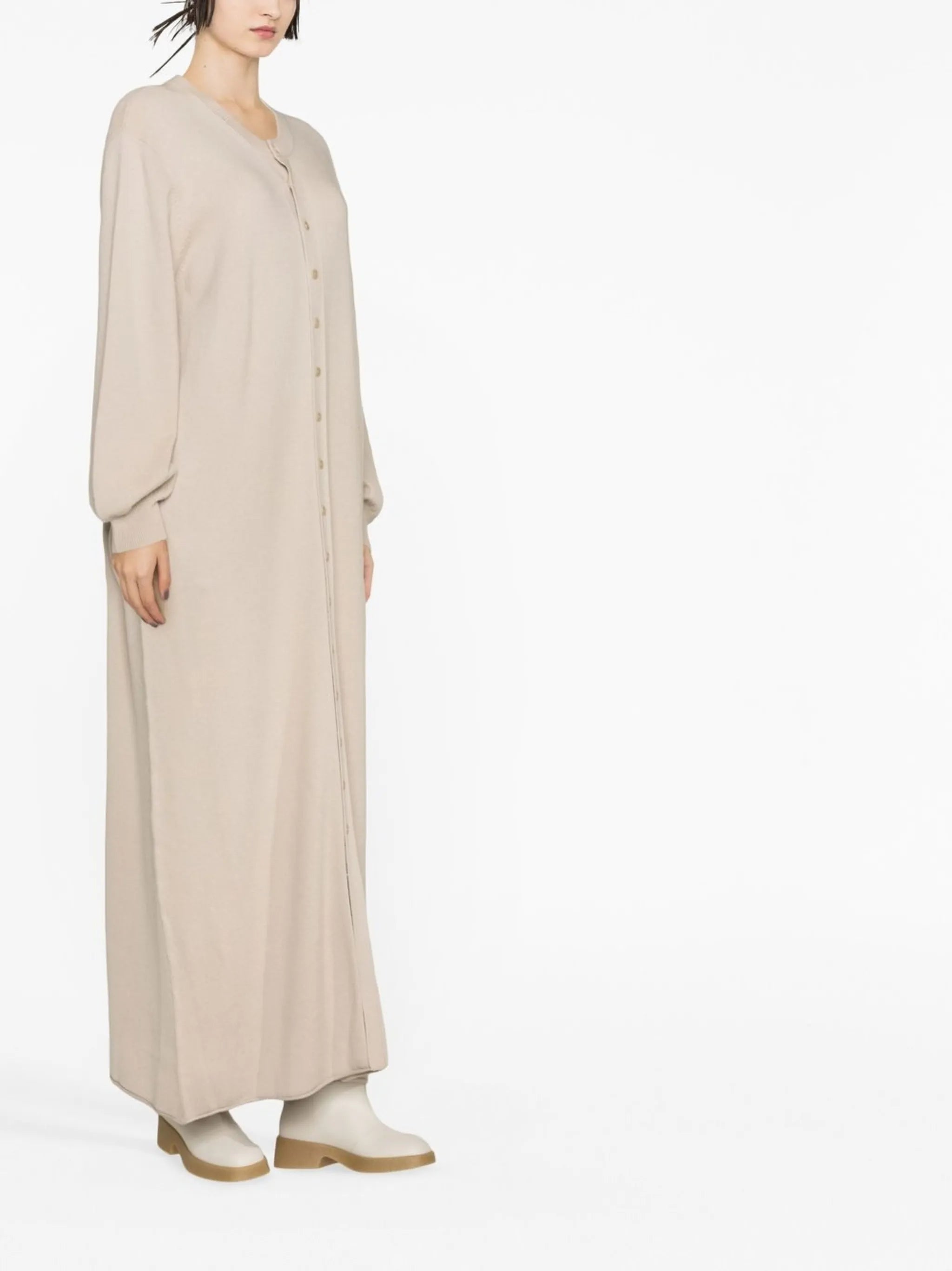 button-up cashmere cardigan