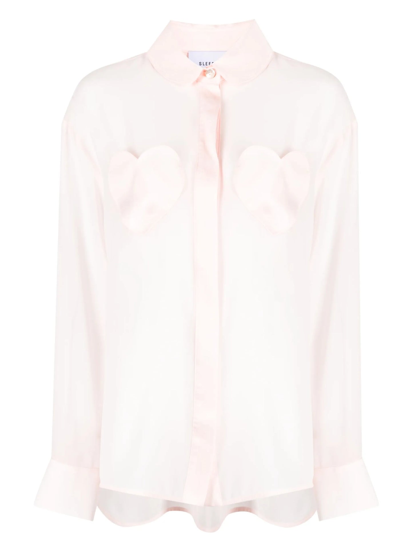 heart-detail pyjama top