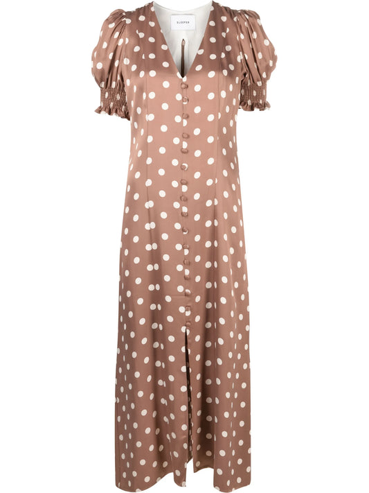Bella polka-dot dress