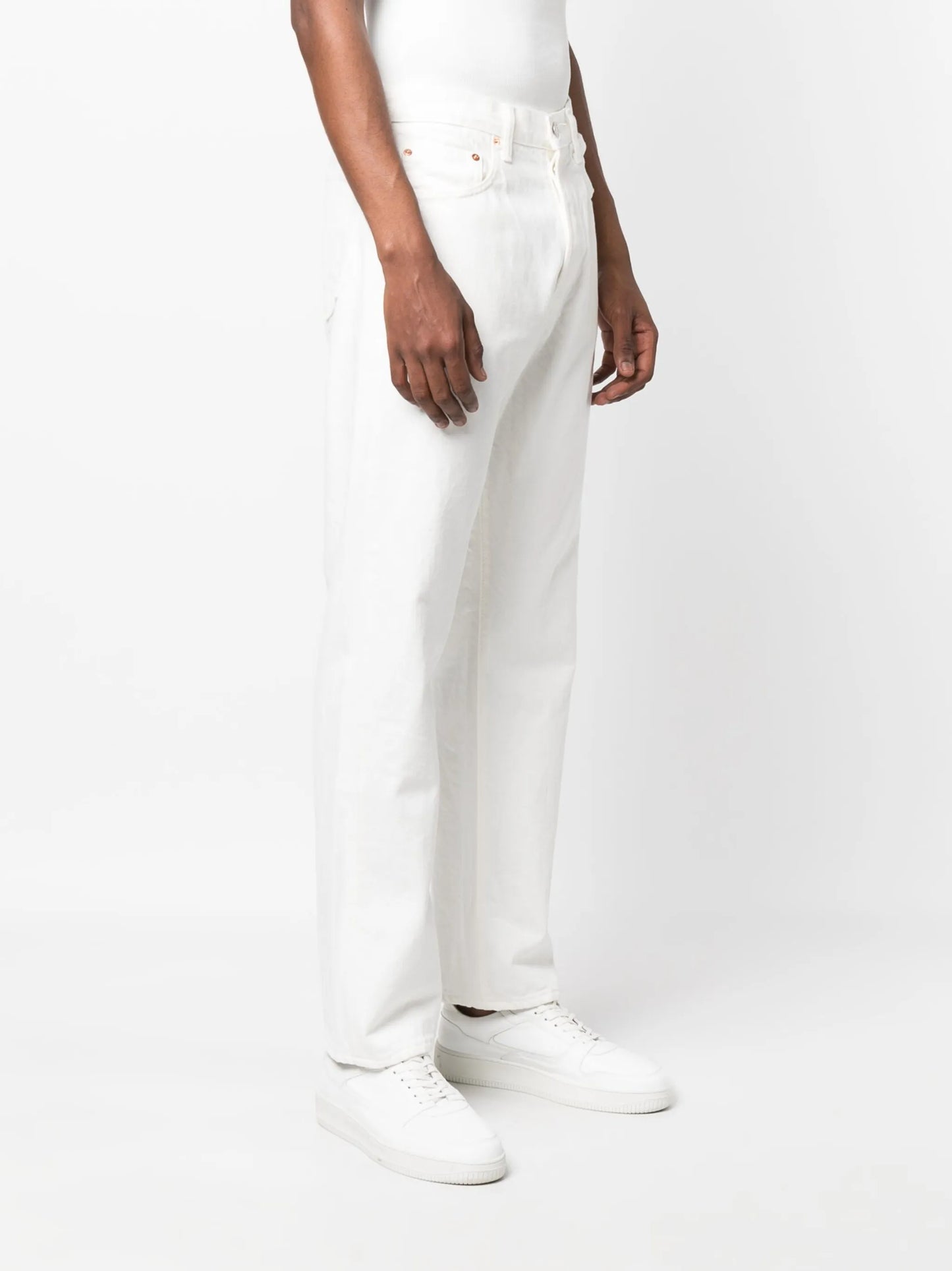 slim-cut leg trousers
