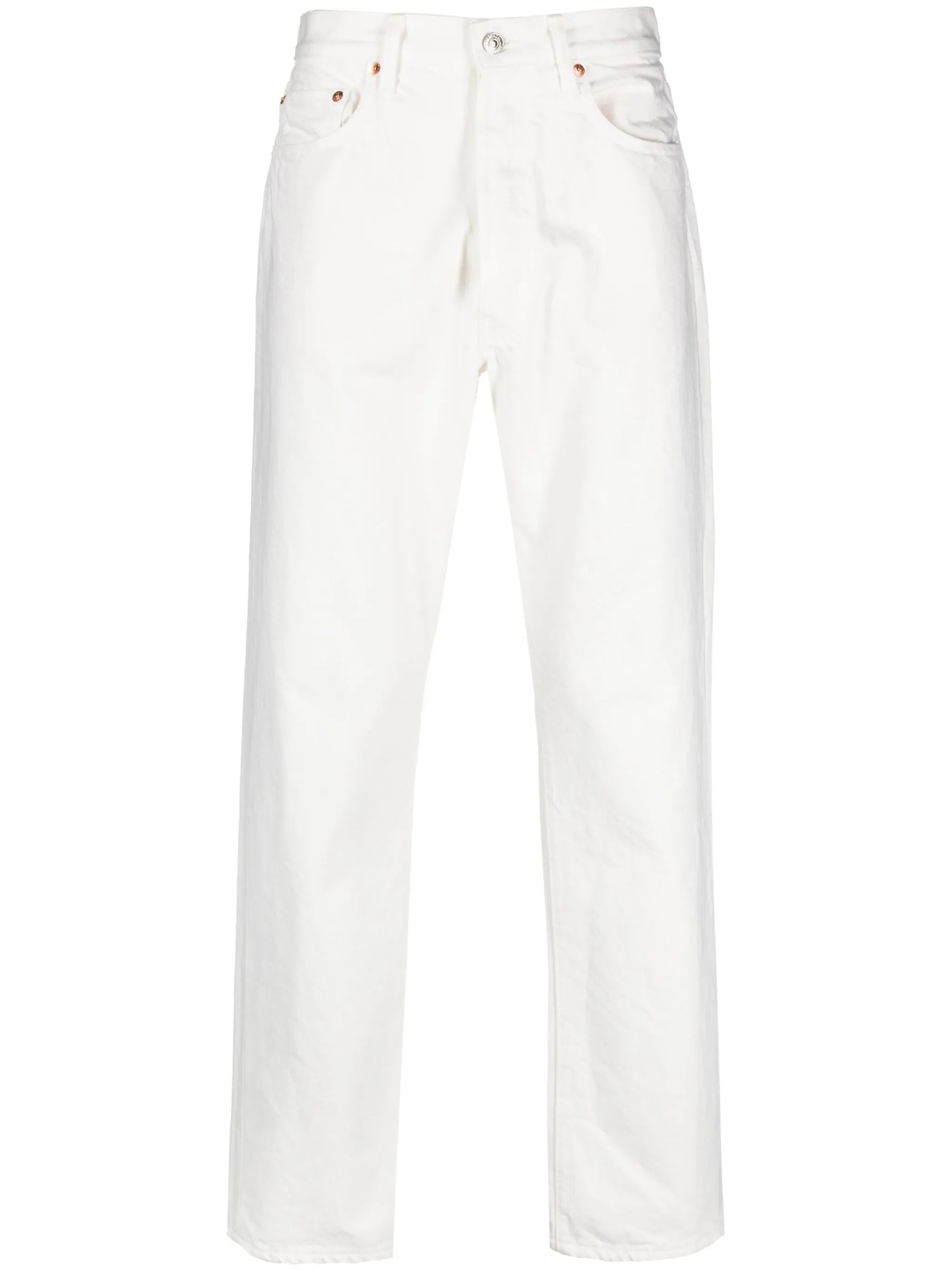 slim-cut leg trousers