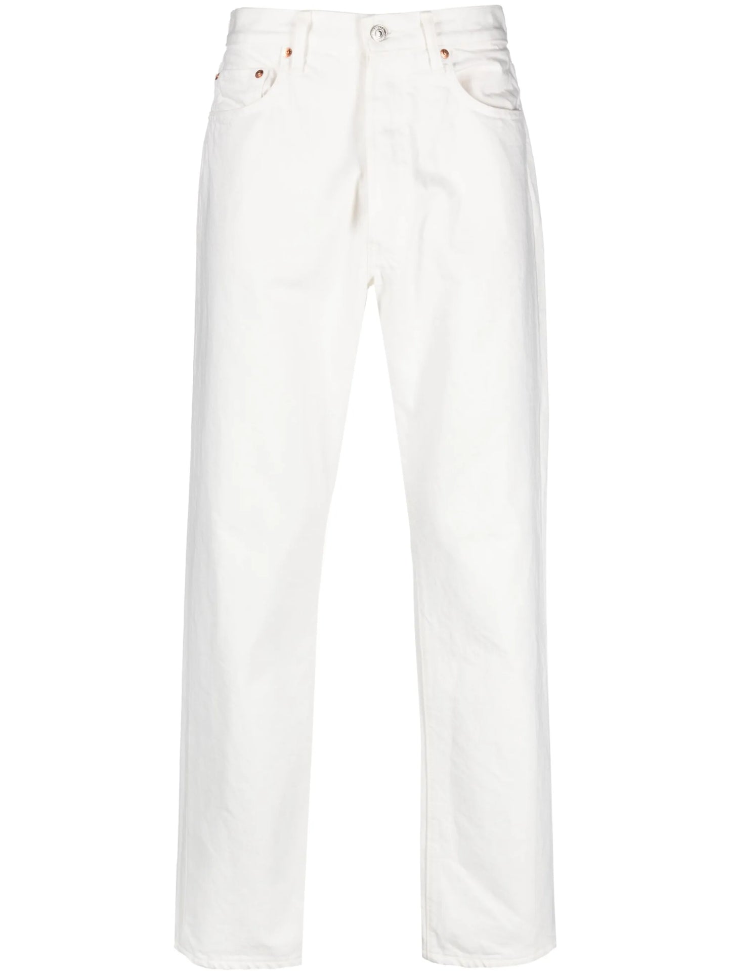 slim-cut leg trousers