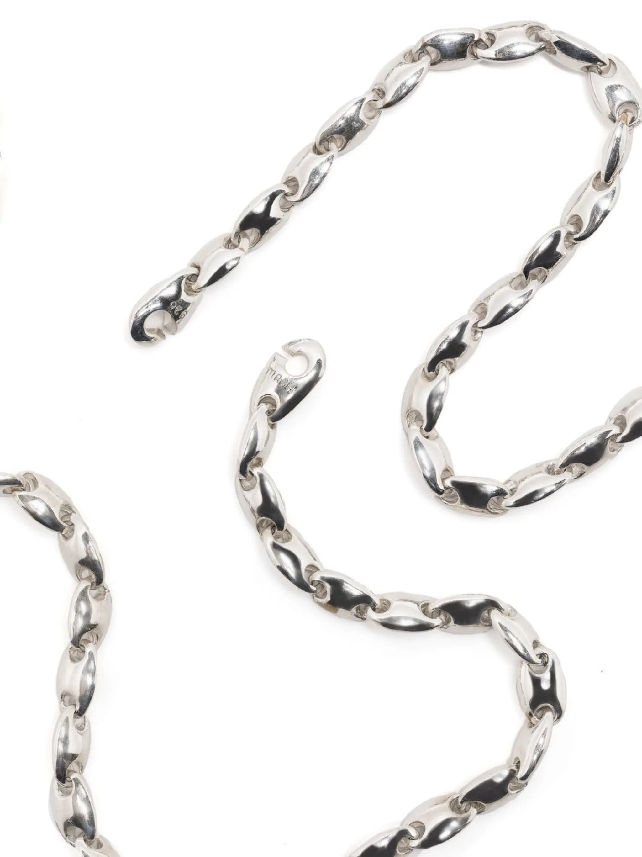 Neo 4mm silver chain necklace