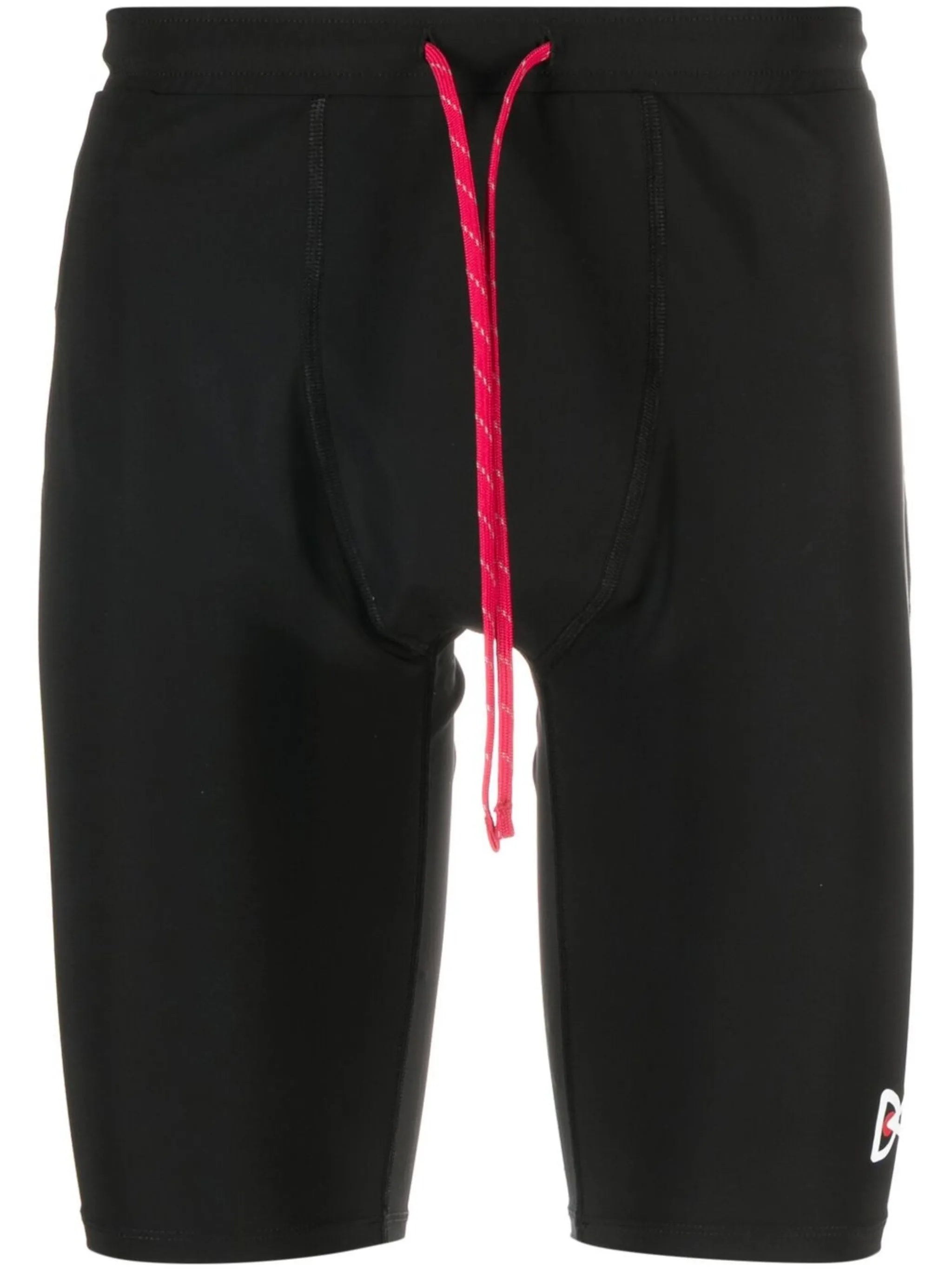 drawstring biking shorts