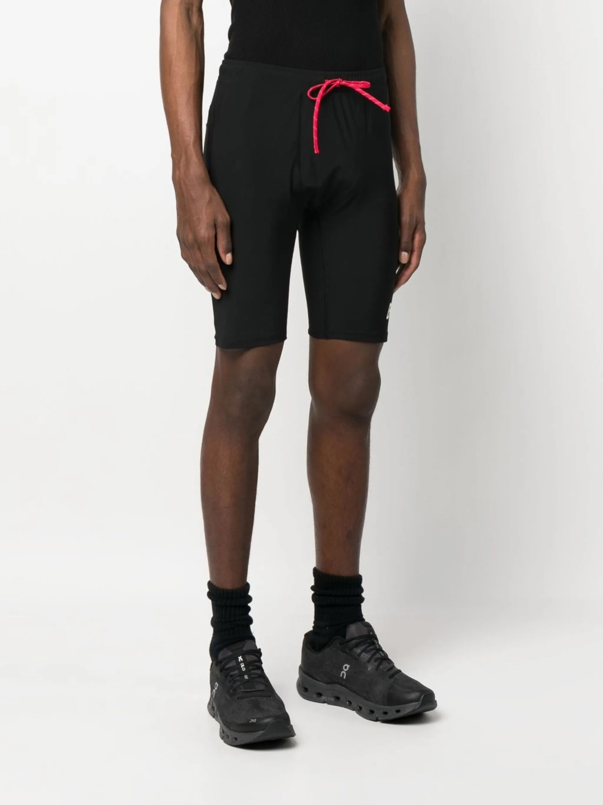 drawstring biking shorts