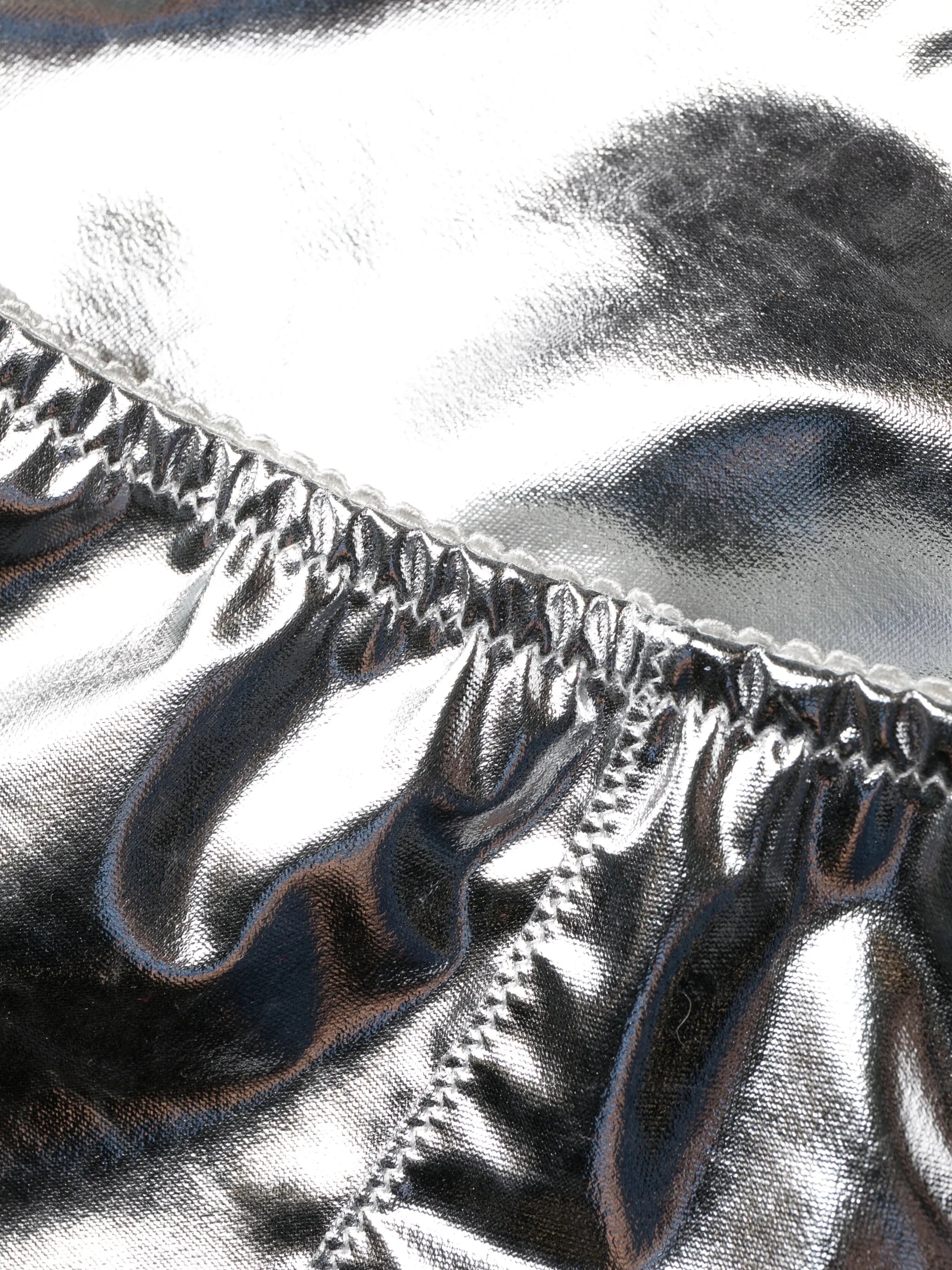 metallic-effect stretch briefs