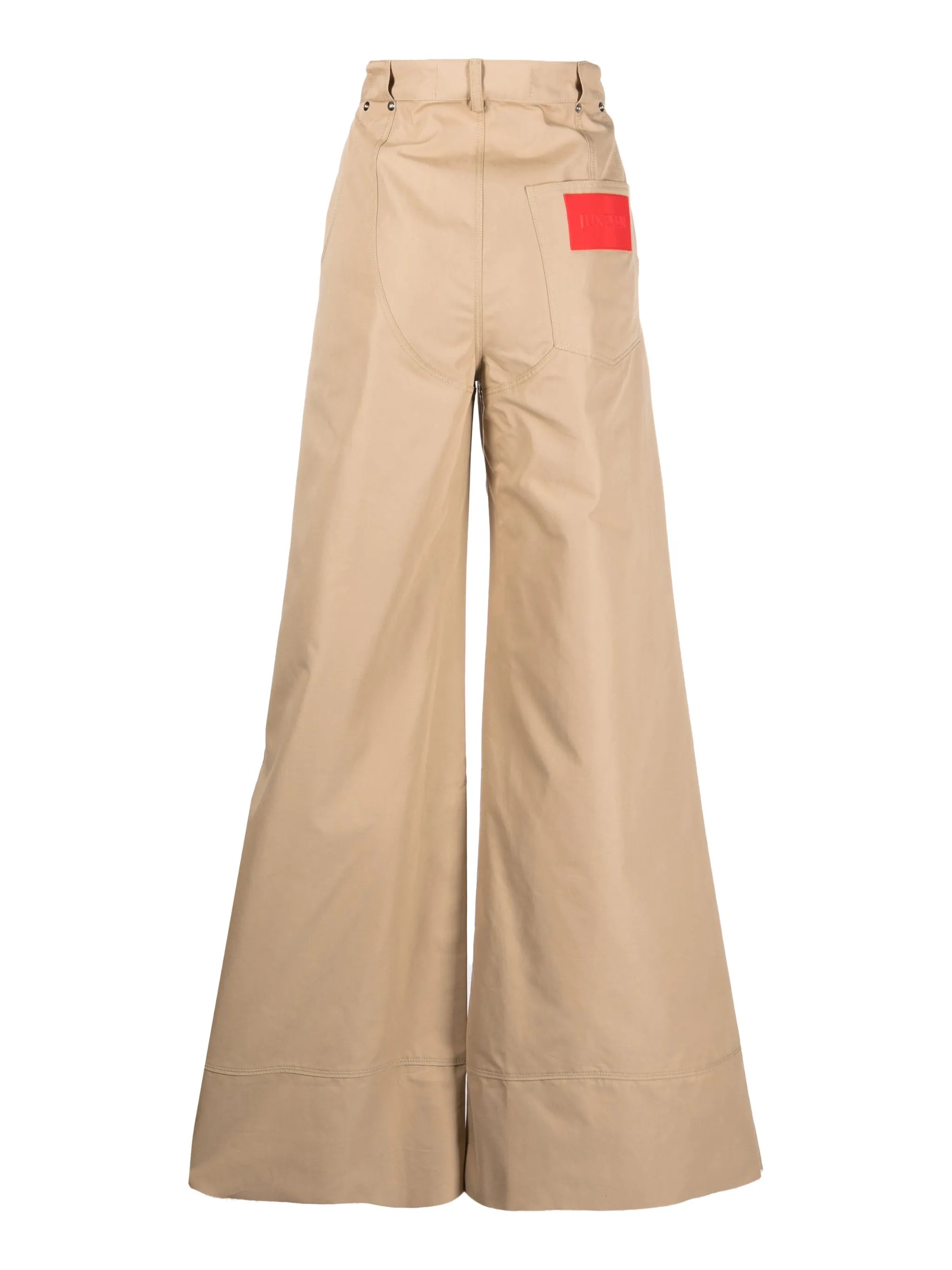 Riding Chap wide-leg trousers