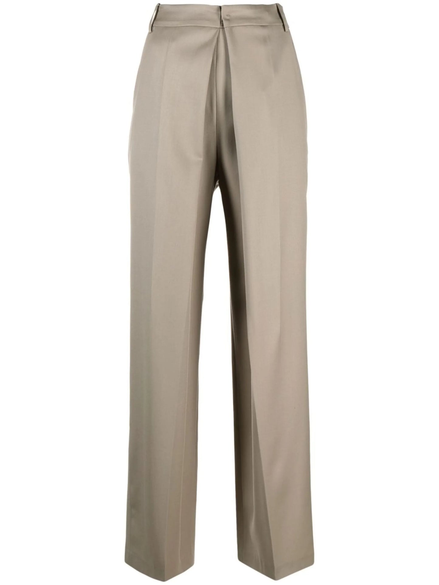 pleat-detail tailored trousers