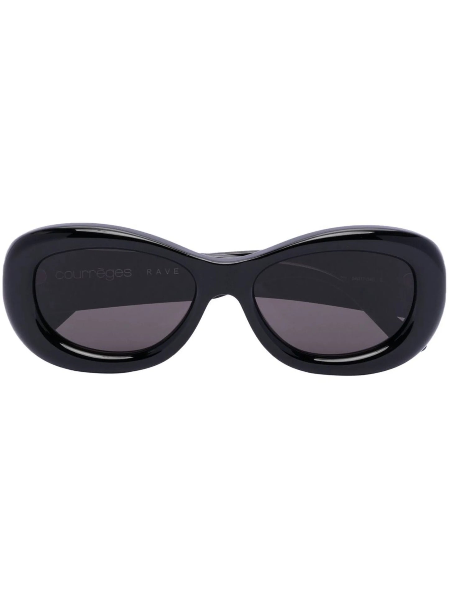 oval-frame sunglasses