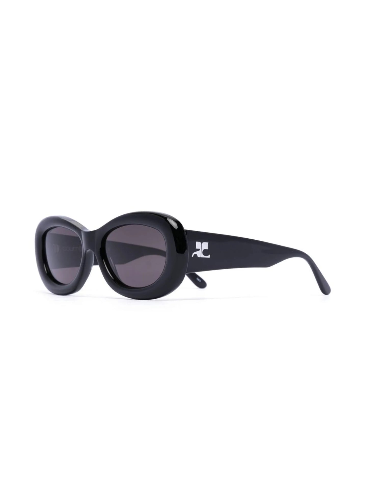 oval-frame sunglasses