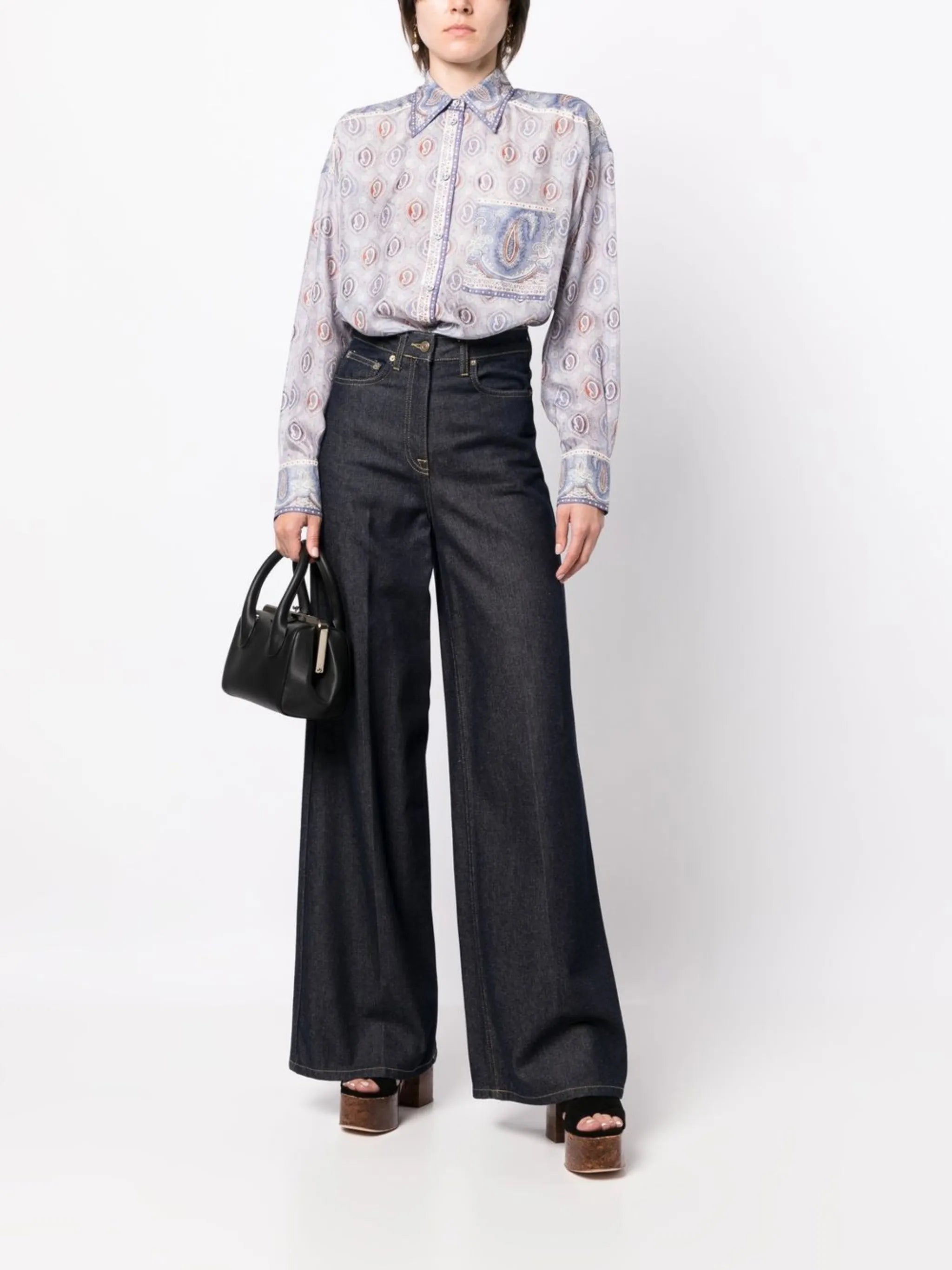 Vitali paisley-print shirt