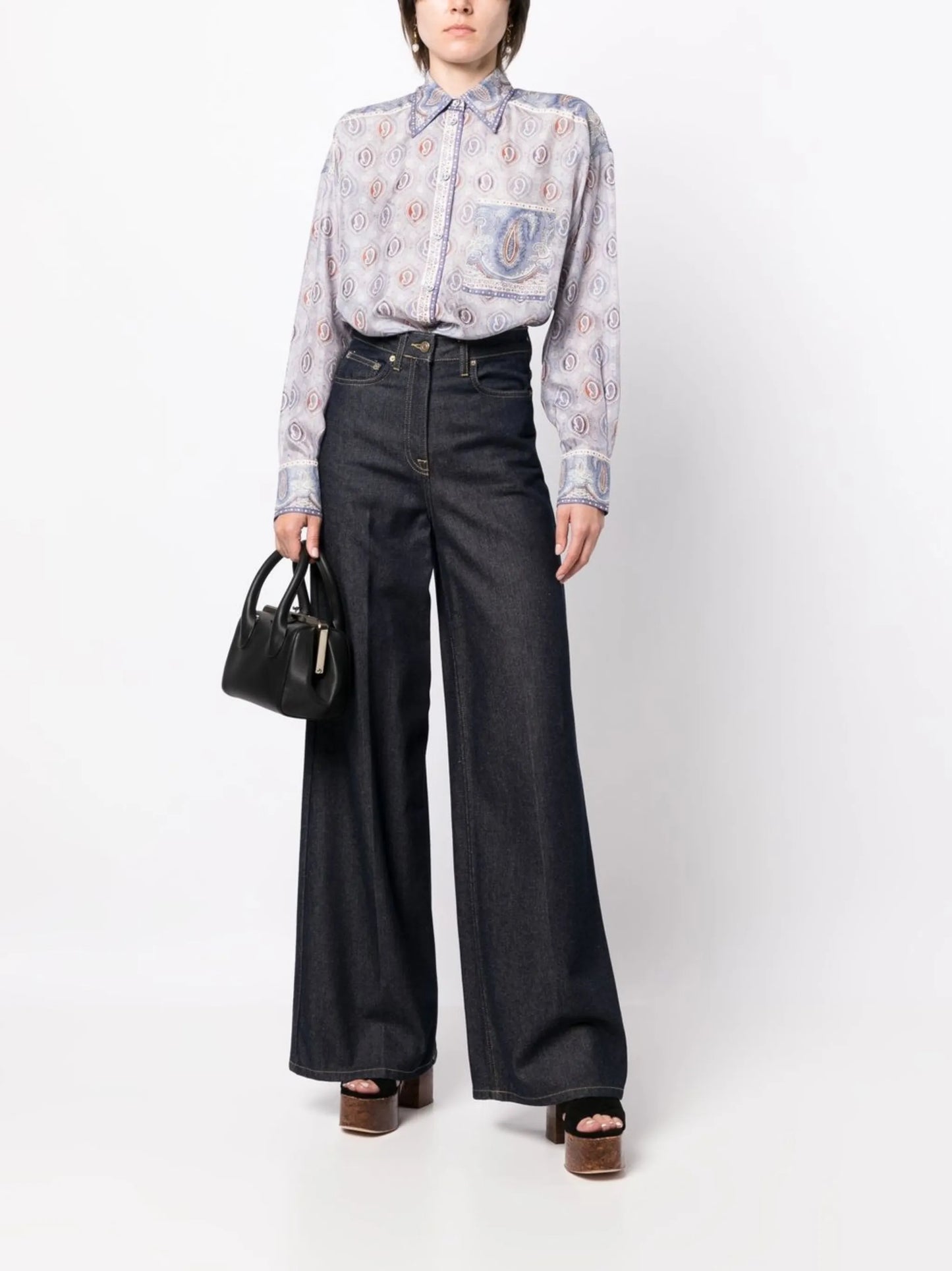 Vitali paisley-print shirt