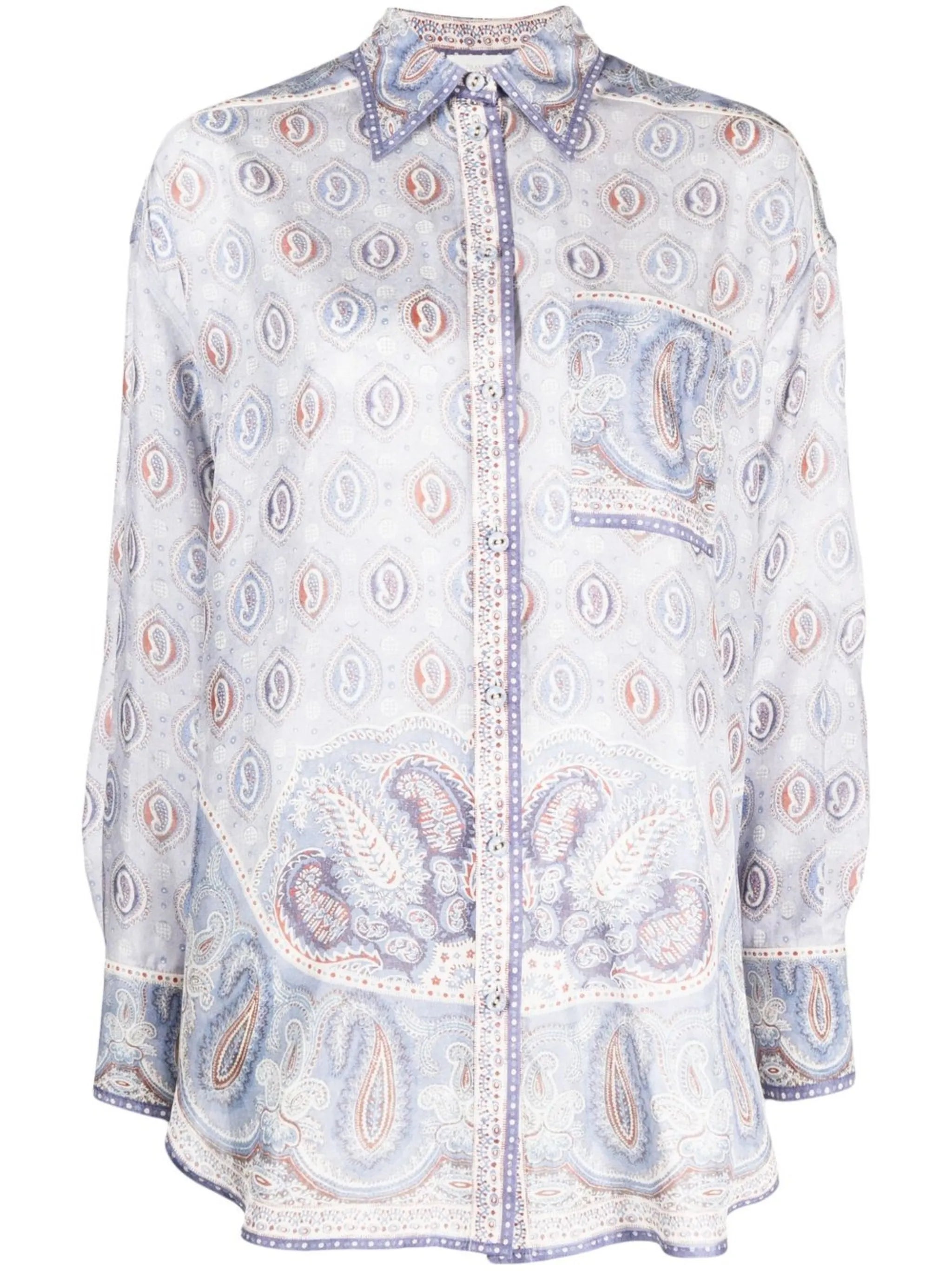 Vitali paisley-print shirt