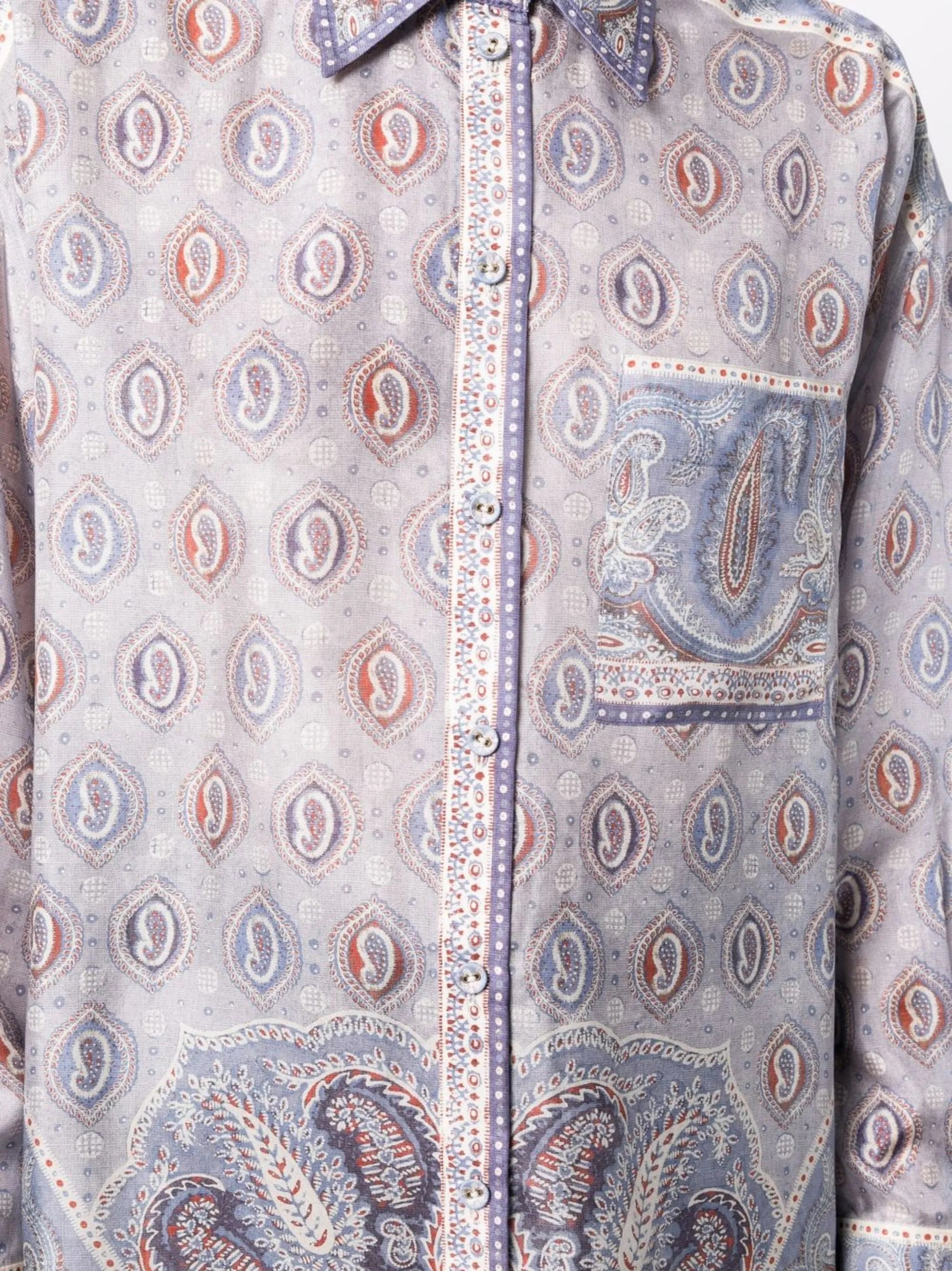 Vitali paisley-print shirt