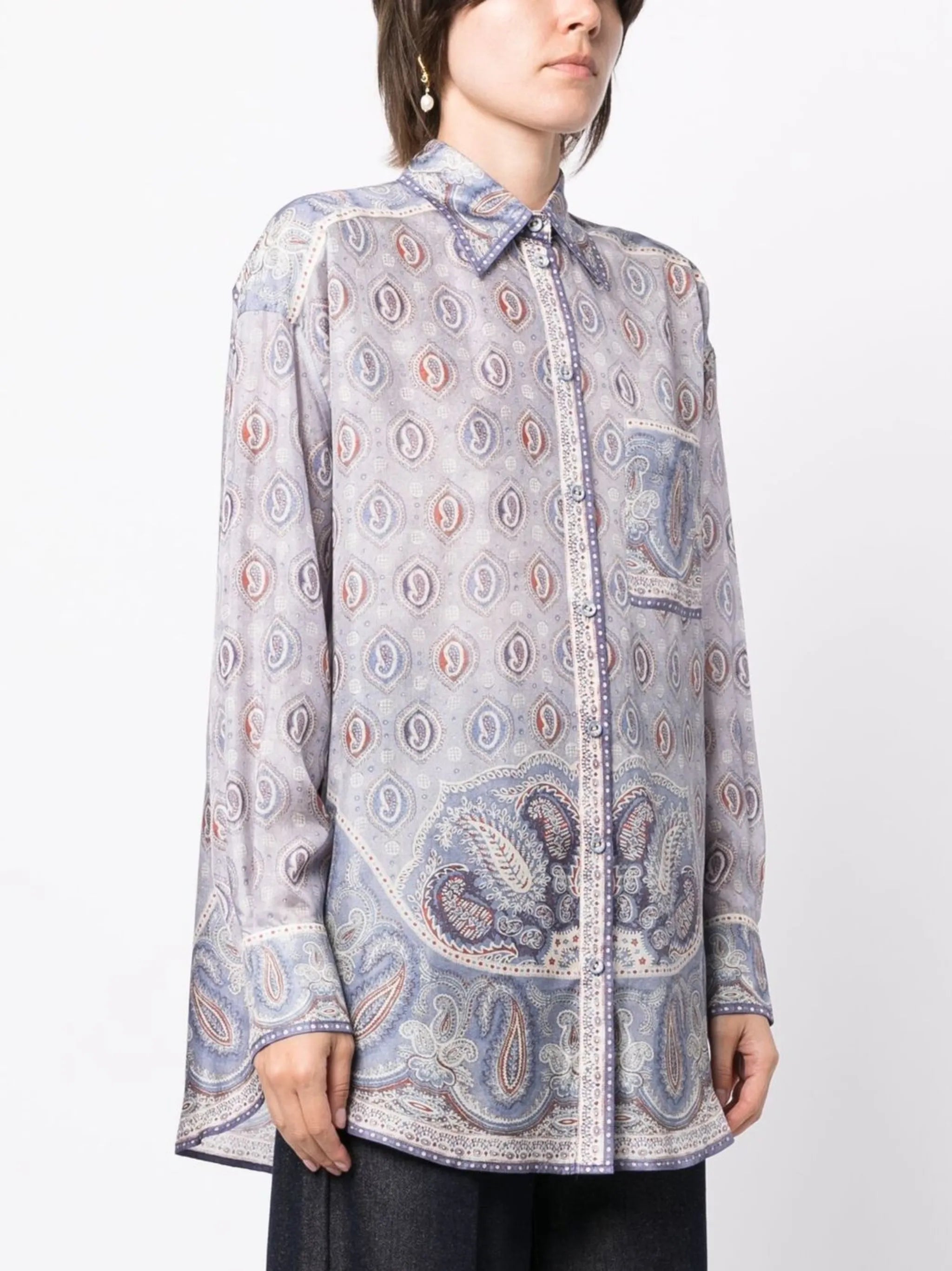 Vitali paisley-print shirt