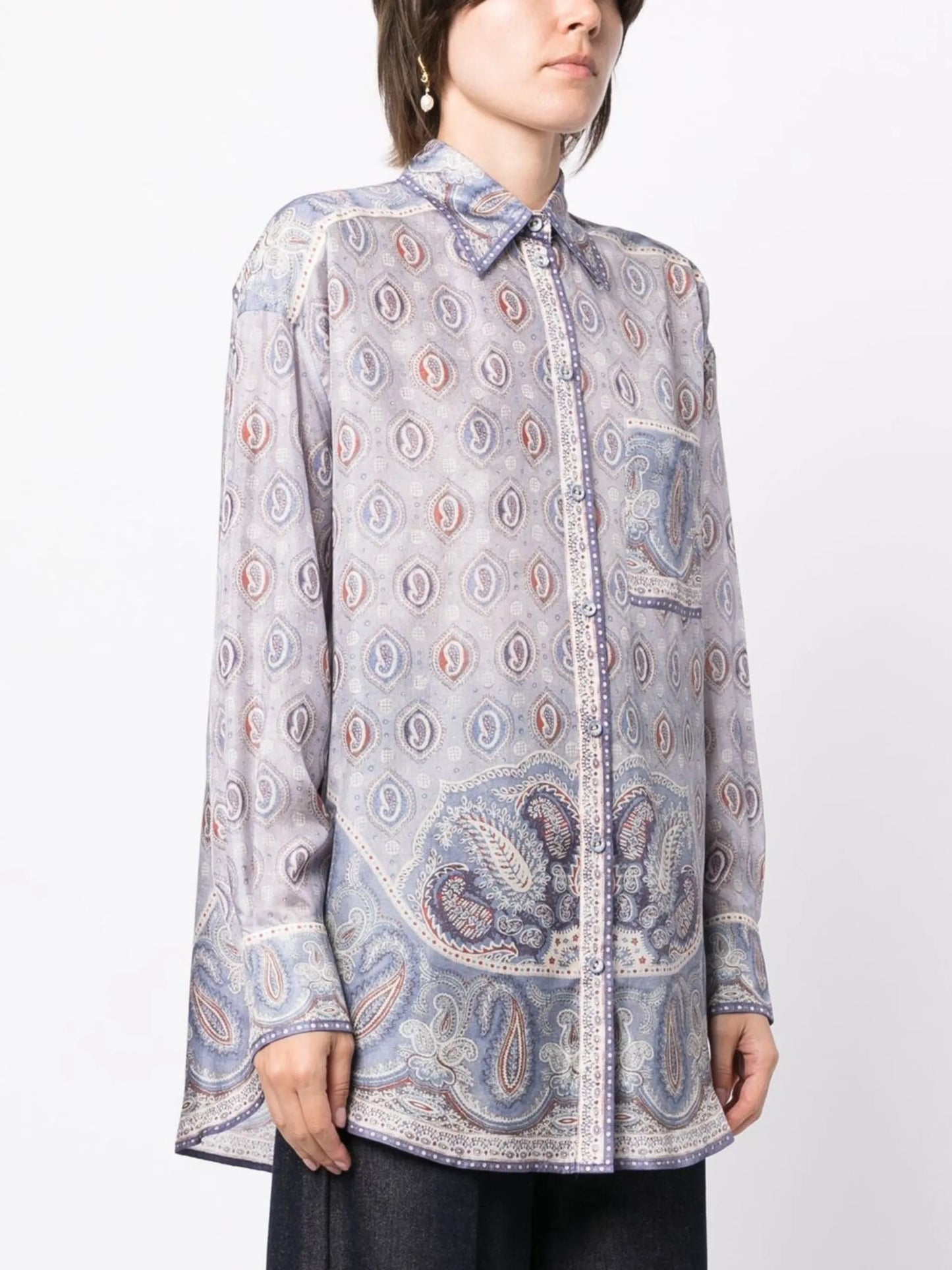 Vitali paisley-print shirt