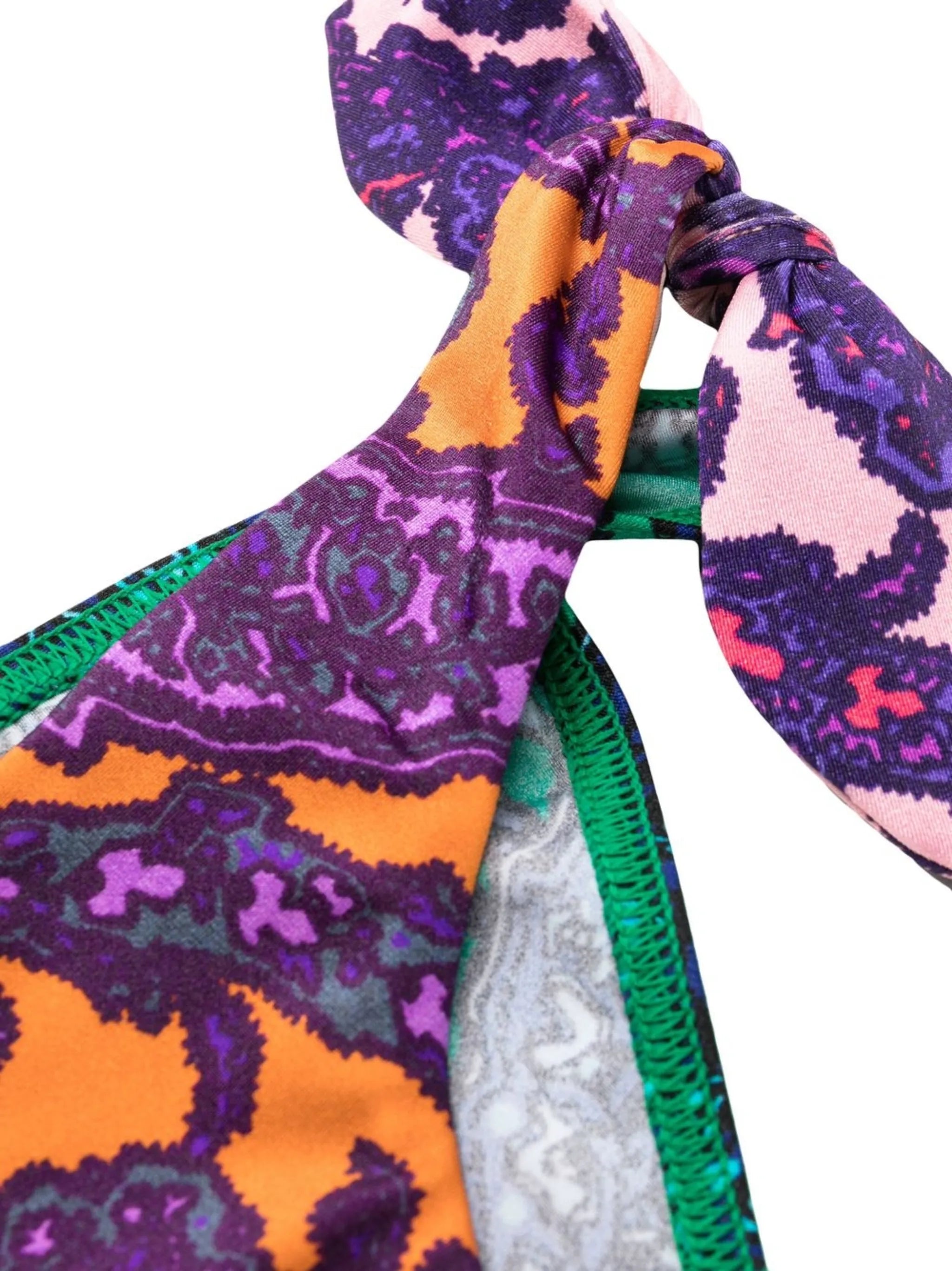 Tiggy Tie paisley-print bikini