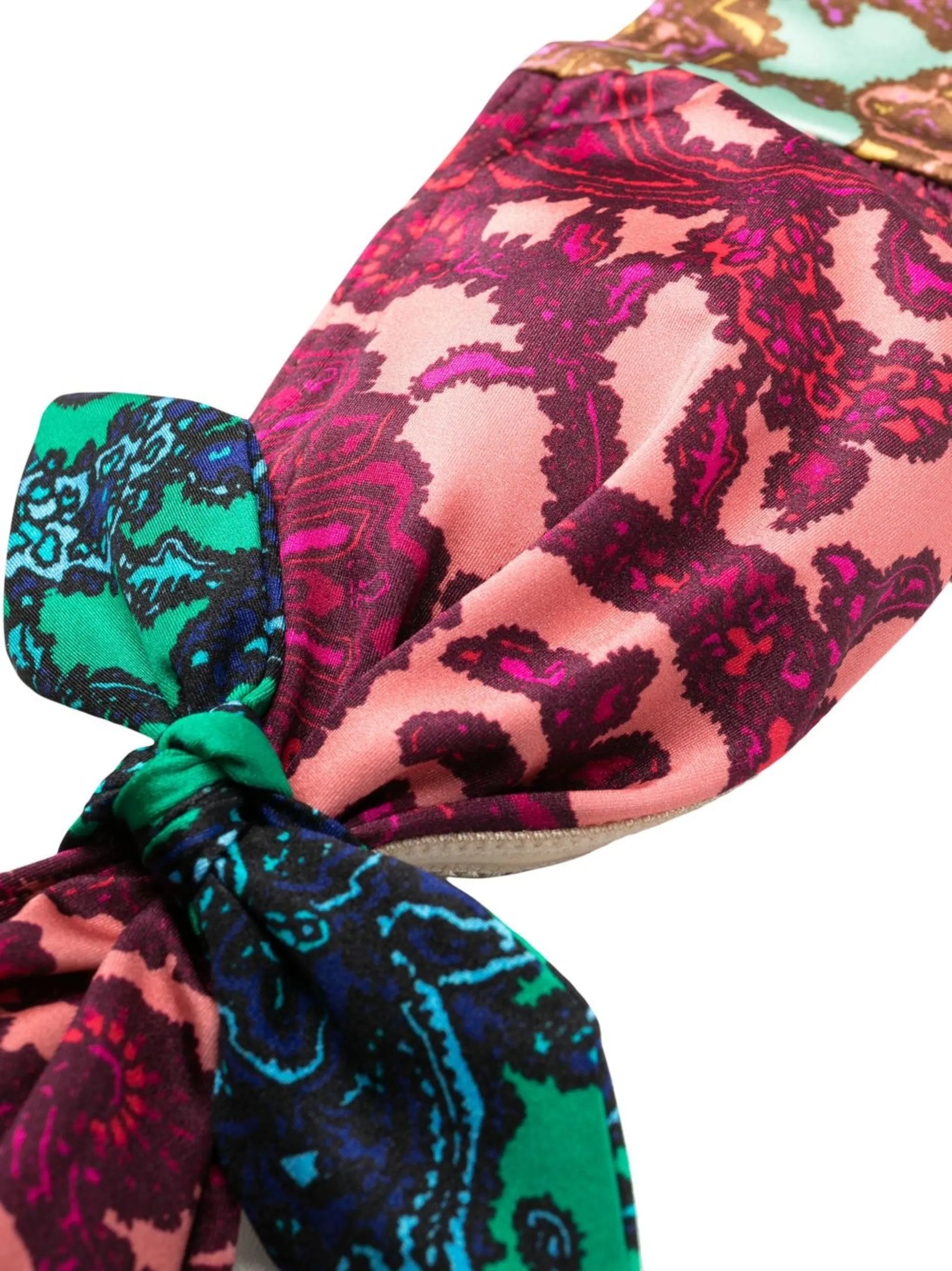 Tiggy Tie paisley-print bikini