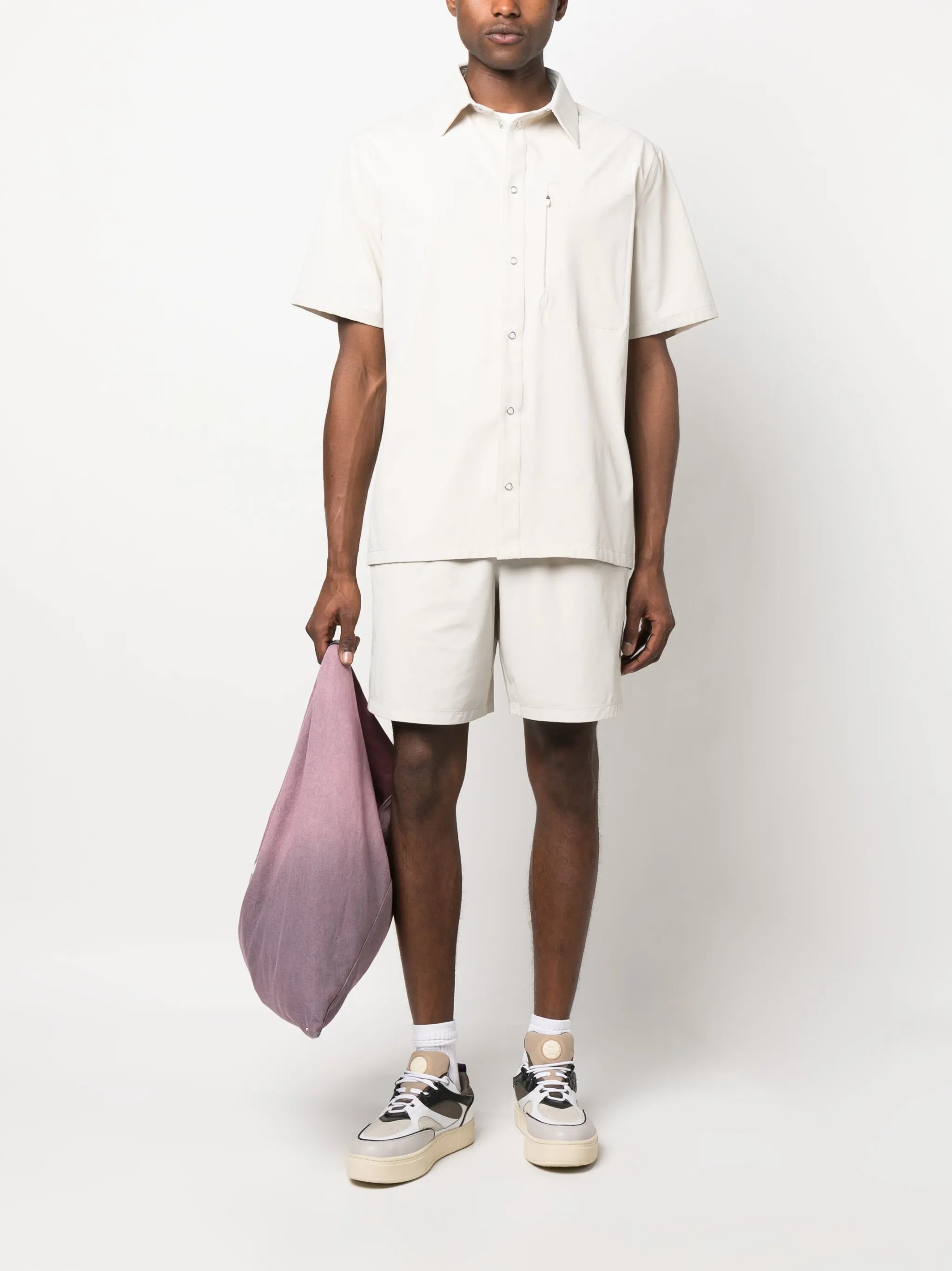 Lola elastic-waist shorts
