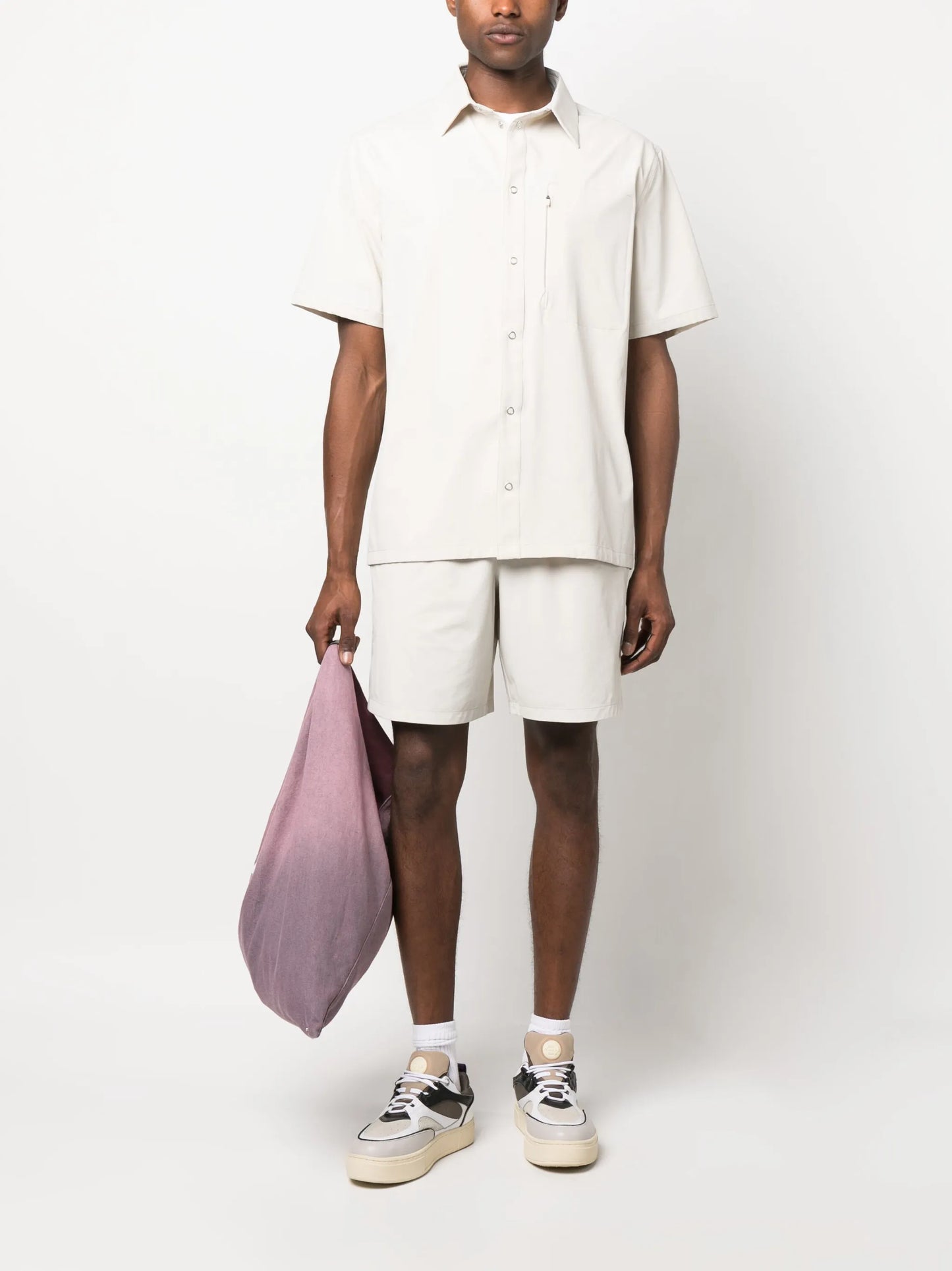 Lola elastic-waist shorts